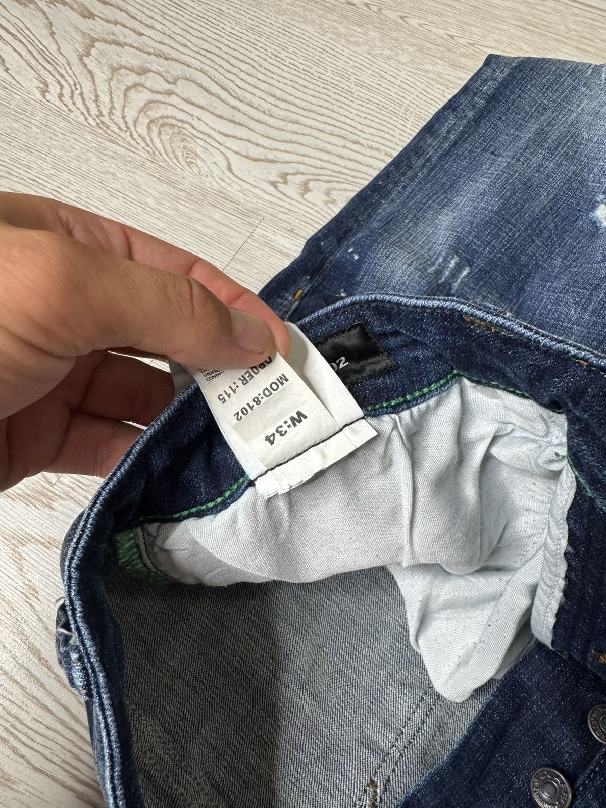 Dsquared2 Dsquared2 Casual Painted Jeans pants size 34 Size US 34 / EU 50 - 11 Thumbnail