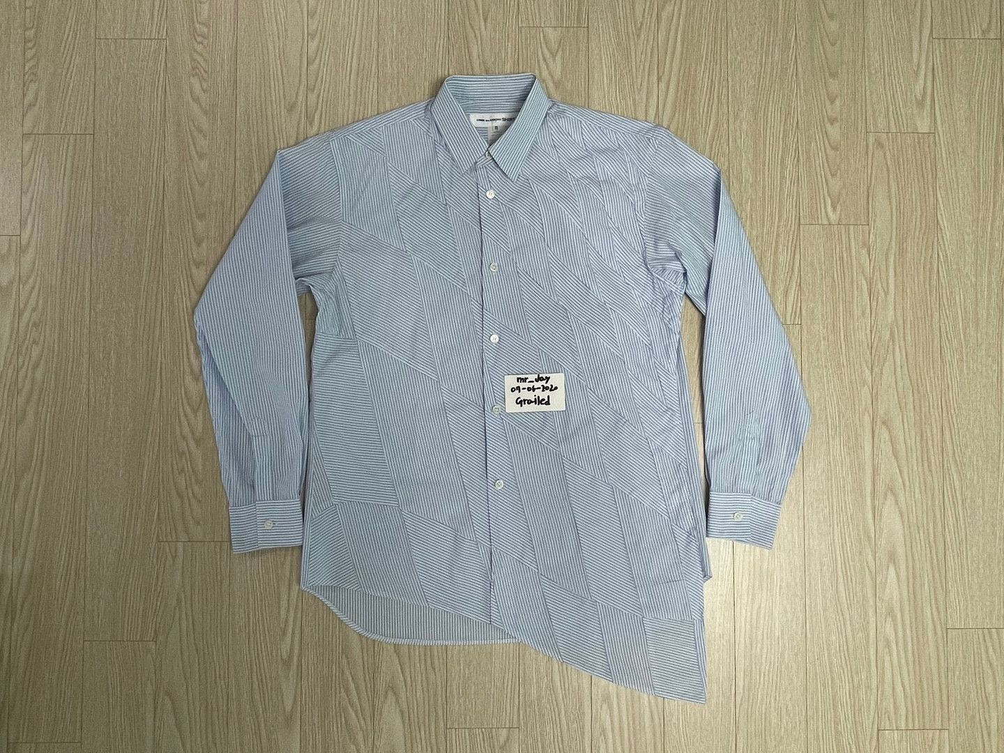 Comme des Garcons SHIRT COMME des GARCONS SHIRT Twisted Stripe Shirt AD2015 Size US M / EU 48-50 / 2 - 9 Thumbnail