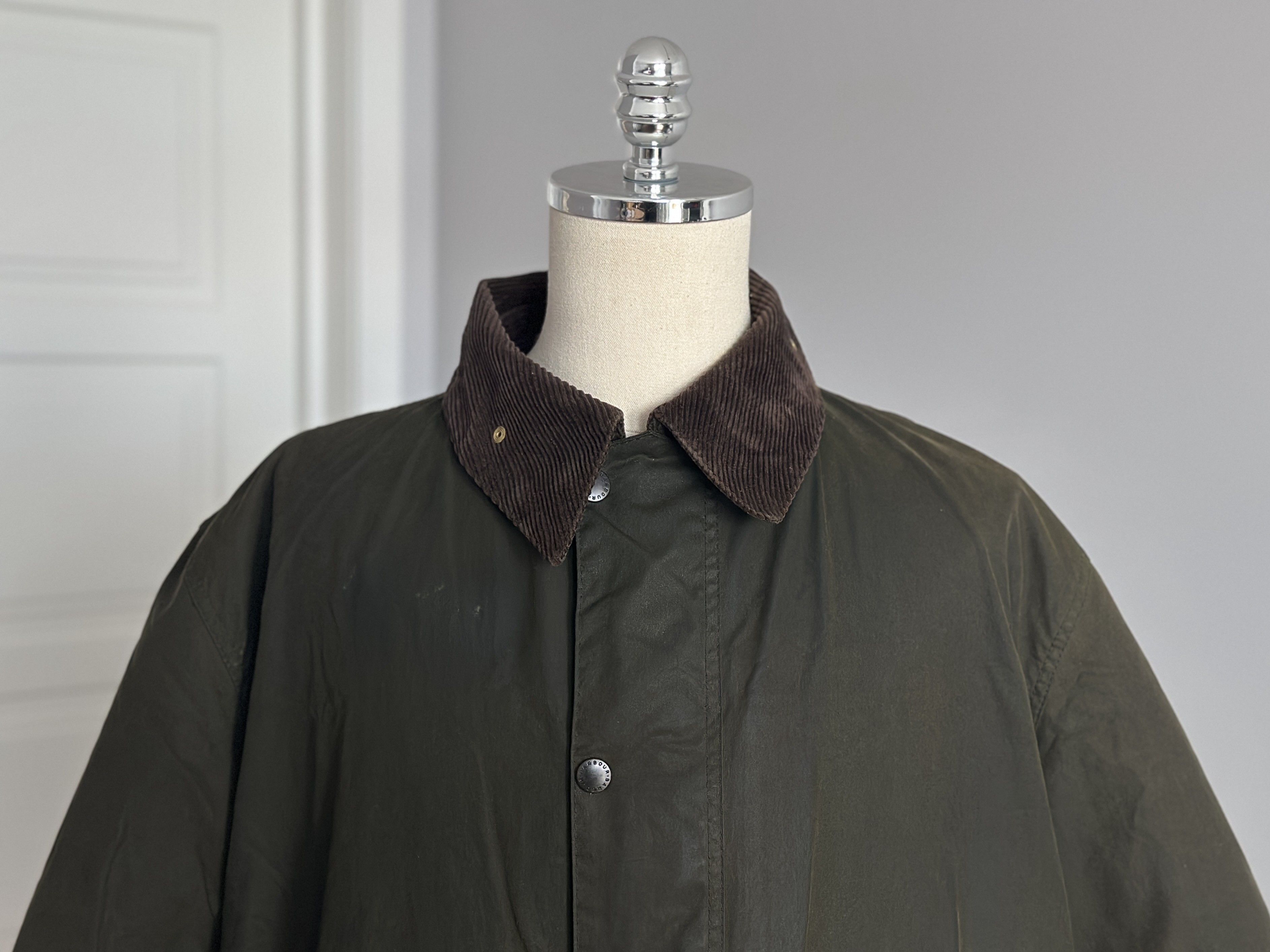 Barbour BARBOUR A200 Border Wax Jacket C46 / 117CM England Vintage Size US XXL / EU 58 / 5 - 2 Thumbnail