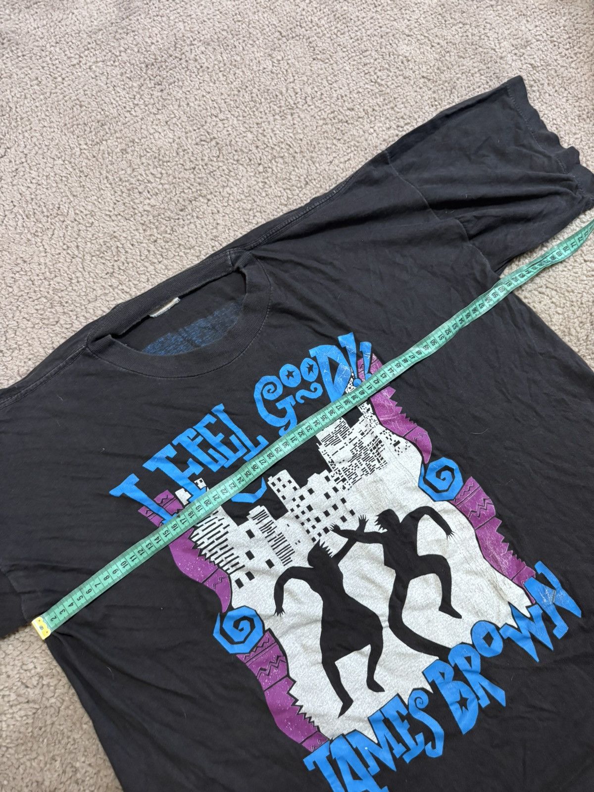 Band Tees James Brown 1991 vintage rock tour tee Xl I Feel Good Europe Size US XL / EU 56 / 4 - 9 Thumbnail