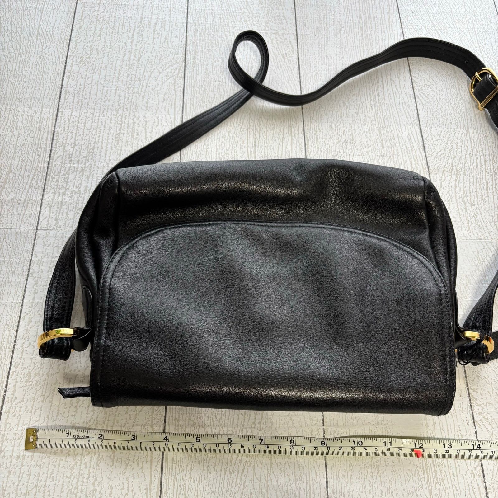 Other Charter Club Black Leather Shoulder Bag NWOT Size ONE SIZE - 10 Thumbnail
