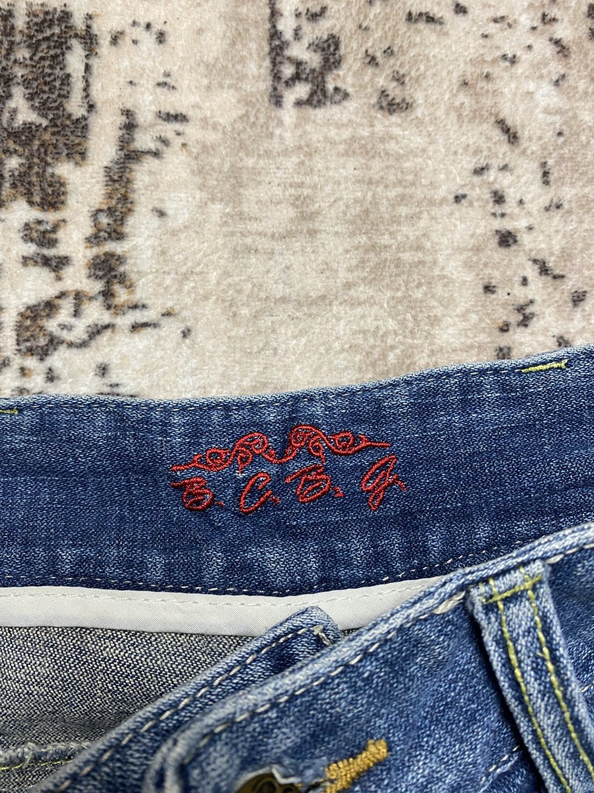 If Six Was Nine Rare Trash Denim Bootcut Size US 29 - 16 Thumbnail
