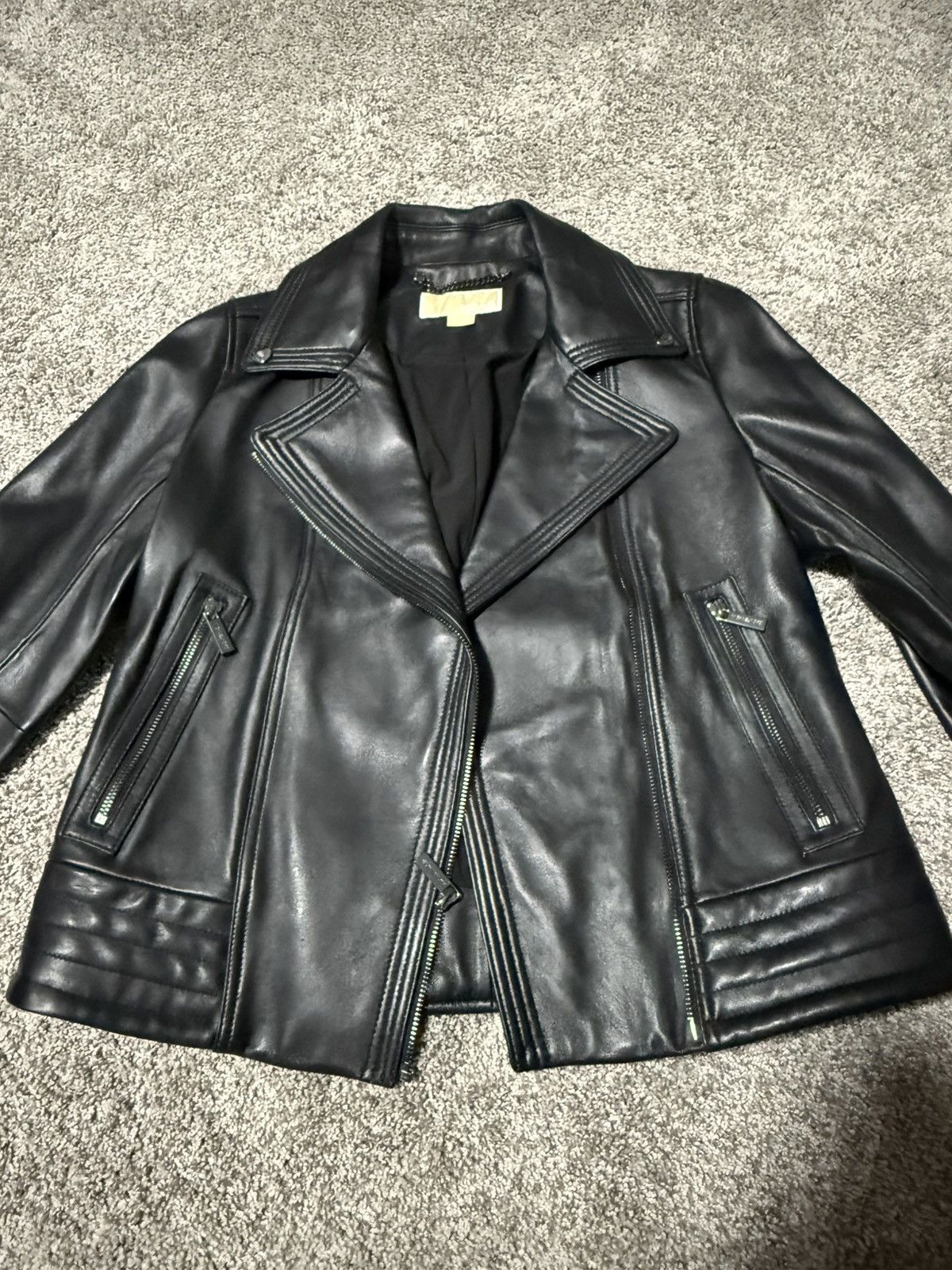 Michael Kors Michael Kors Womens Leather Jacket Size M / US 6-8 / IT 42-44 - 2 Thumbnail
