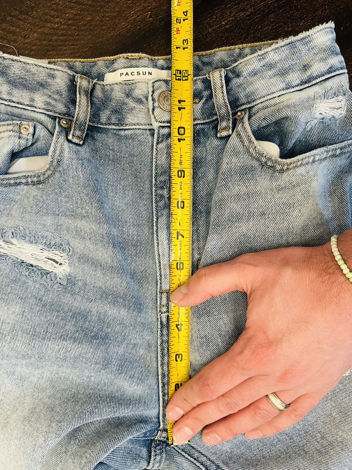 Pacsun PacSun 90's Boyfriend Distressed Women's Size 25 Denim Jeans Size 25" / US 0 / IT 36 - 3 Thumbnail