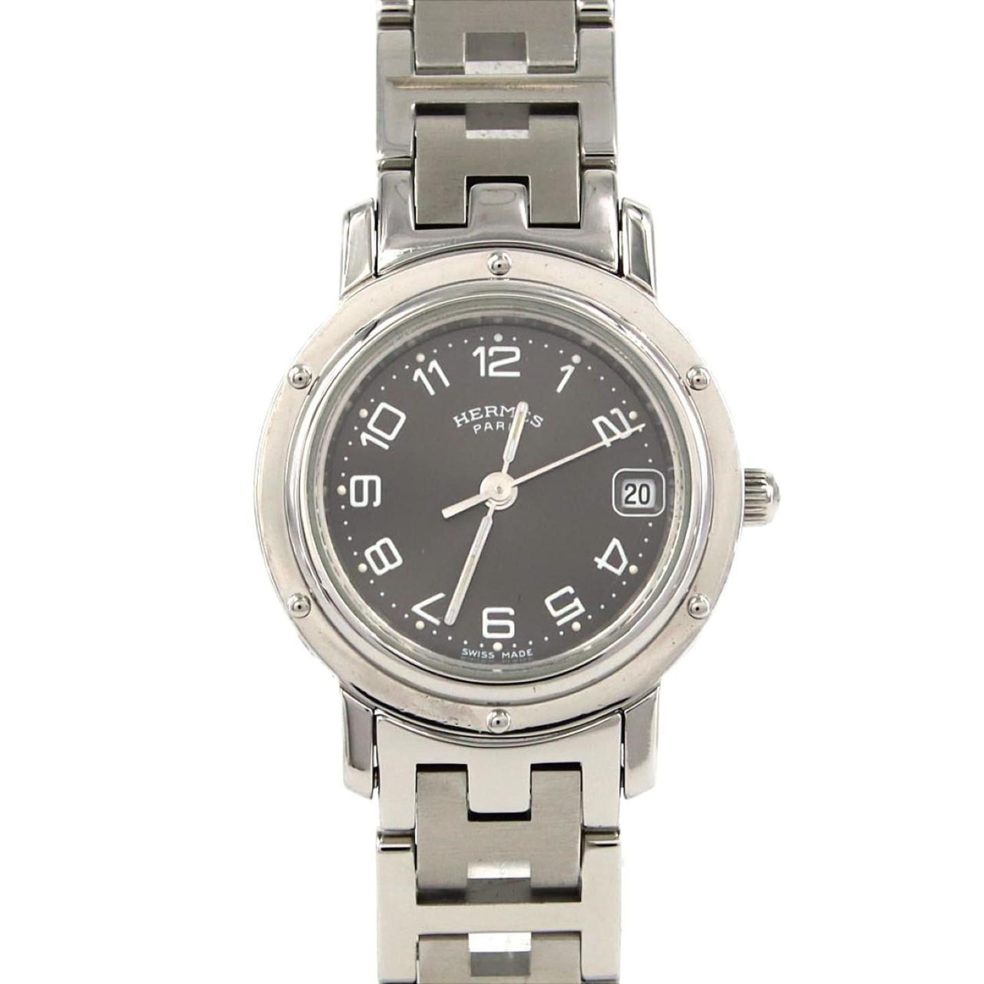 Hermes Hermes Clipper CL4.210 SS Quartz Watch Size ONE SIZE - 1 Thumbnail