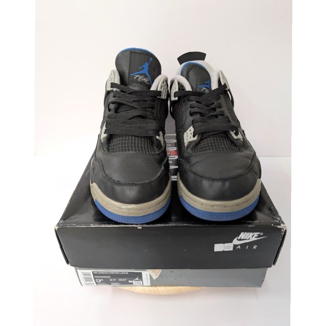 Jordan Brand Nike Jordan 4 Retro Motorsports Alternate 2017 Mens 12 Black Authentic Rep Box Size US 9 / EU 42 - 4 Thumbnail