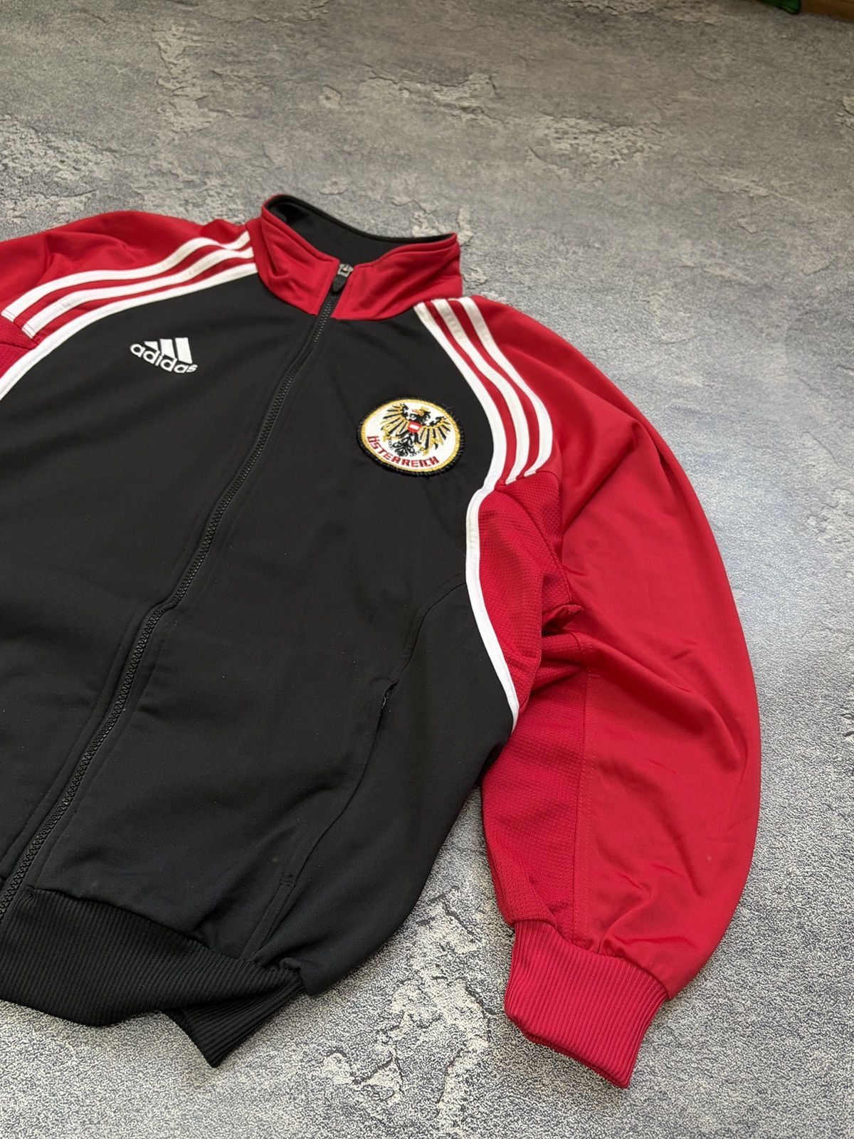 Adidas Vintage 90's Adidas Austria National Football Jacket S Size US S / EU 44-46 / 1 - 7 Thumbnail