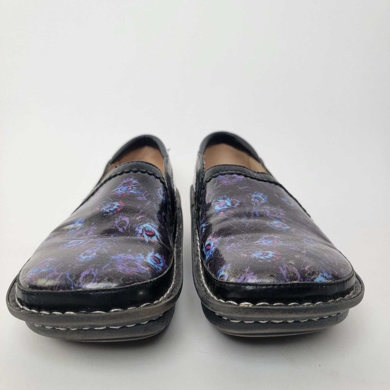 Designer Alegria Debra Peacock Slip On Loafer Platform Clogs - 9 Size US 9 / IT 39 - 6 Thumbnail