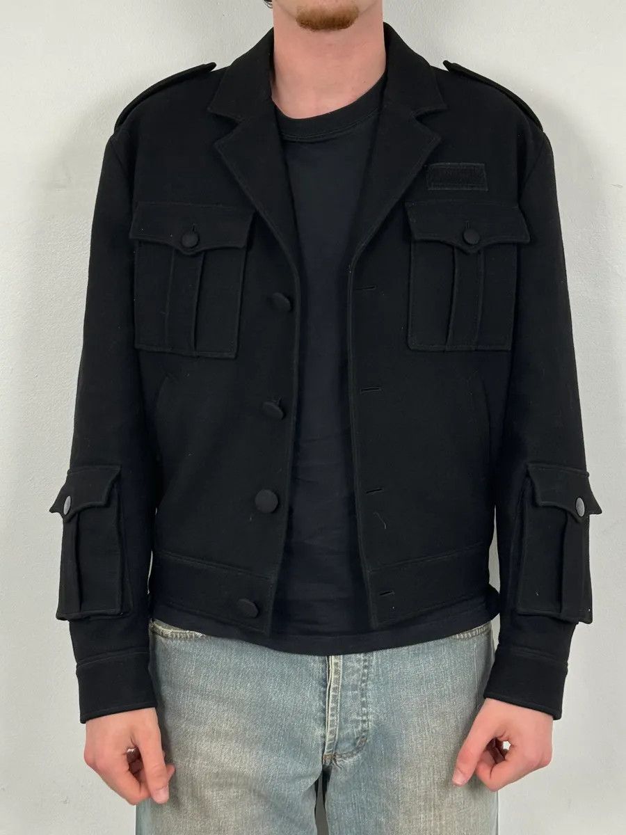 Prada AW2019 Prada Black Wool Multi-Pocket Blazer Jacket Size 42R - 3 Thumbnail