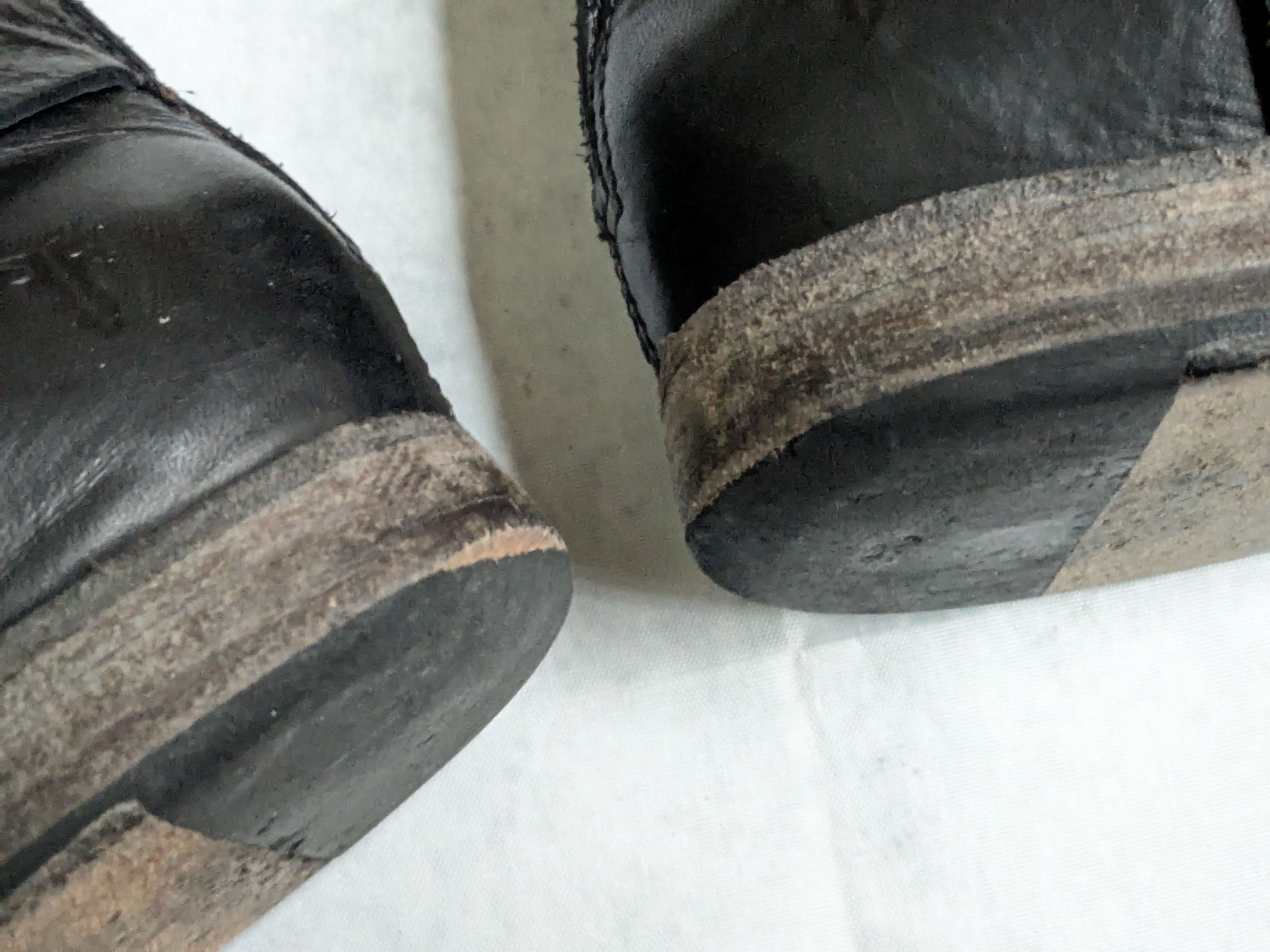 Frye Frye Harness Boots Black 10.5 D Back Zip Straps Size US 10.5 / EU 43-44 - 20 Thumbnail