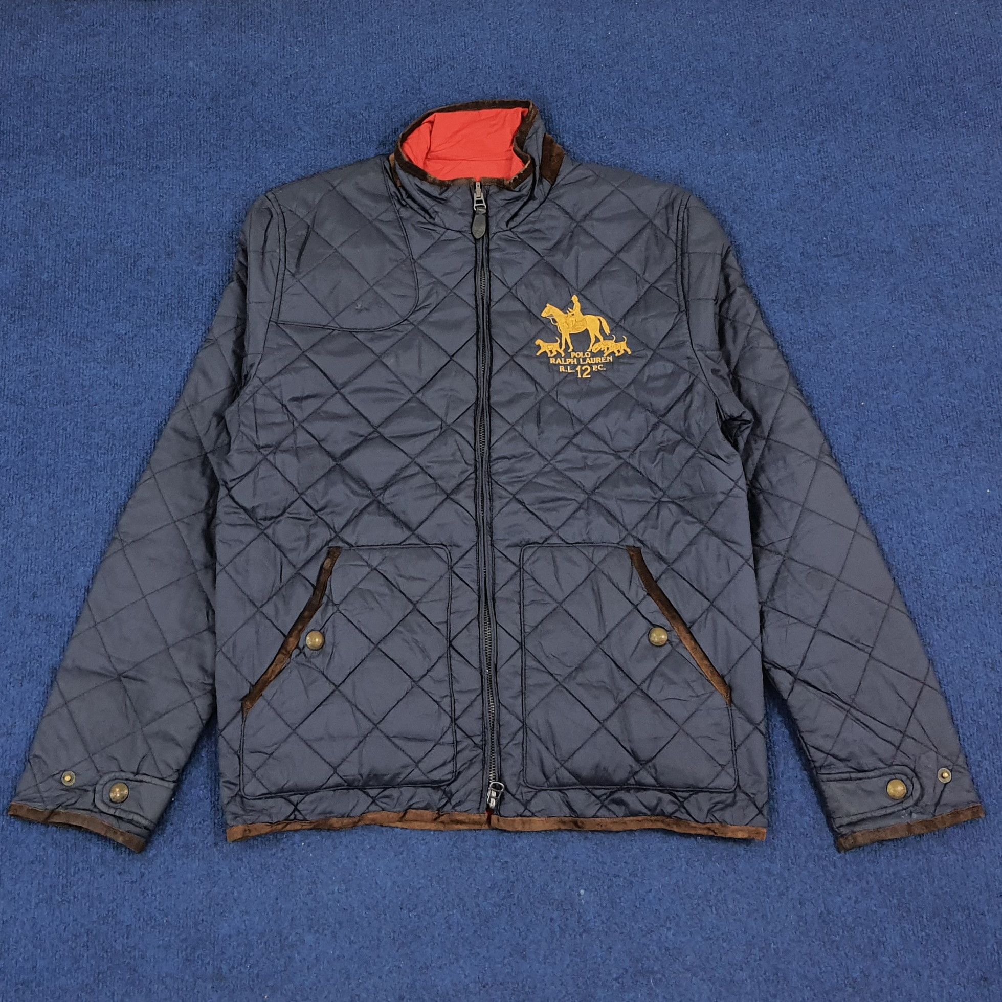 Polo Ralph Lauren × Vintage Vintage POLO Ralph Lauren Light Puffer Reversible Jacket Size US S / EU 44-46 / 1 - 1 Thumbnail