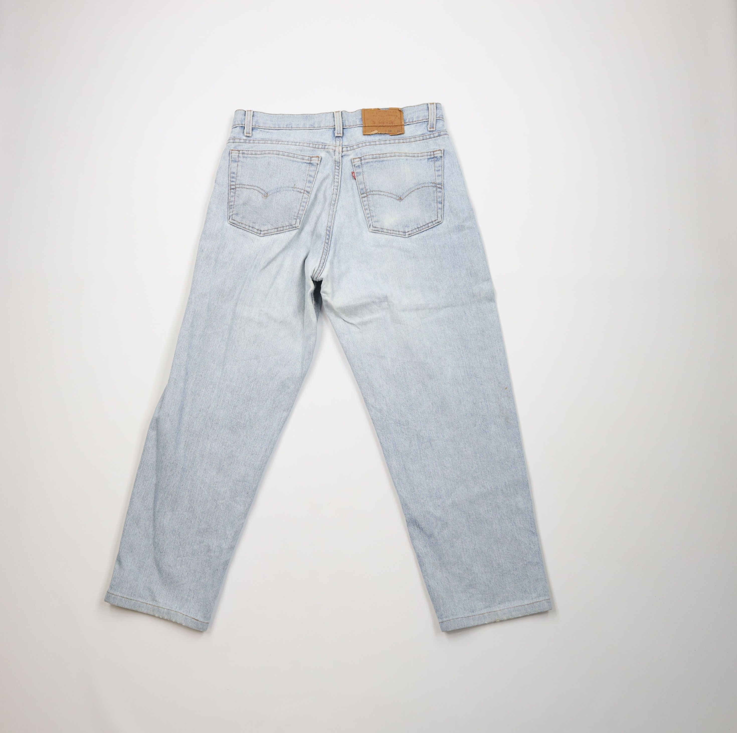 Levi's Vintage 90s Levis 550xx Relaxed Fit Denim Jeans Blue USA Size US 34 / EU 50 - 12 Thumbnail