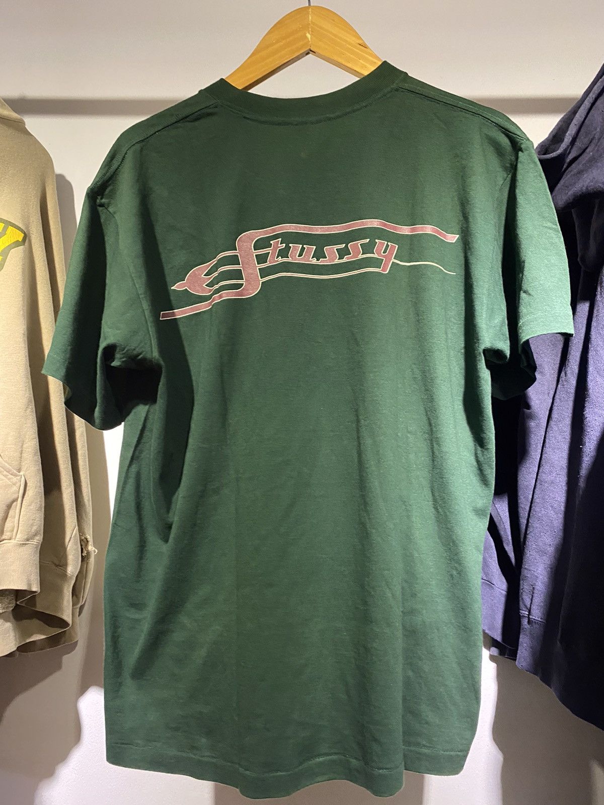 Stussy × Vintage Vintage 90s Stussy Double Sided Shirt Size US XL / EU 56 / 4 - 5 Thumbnail