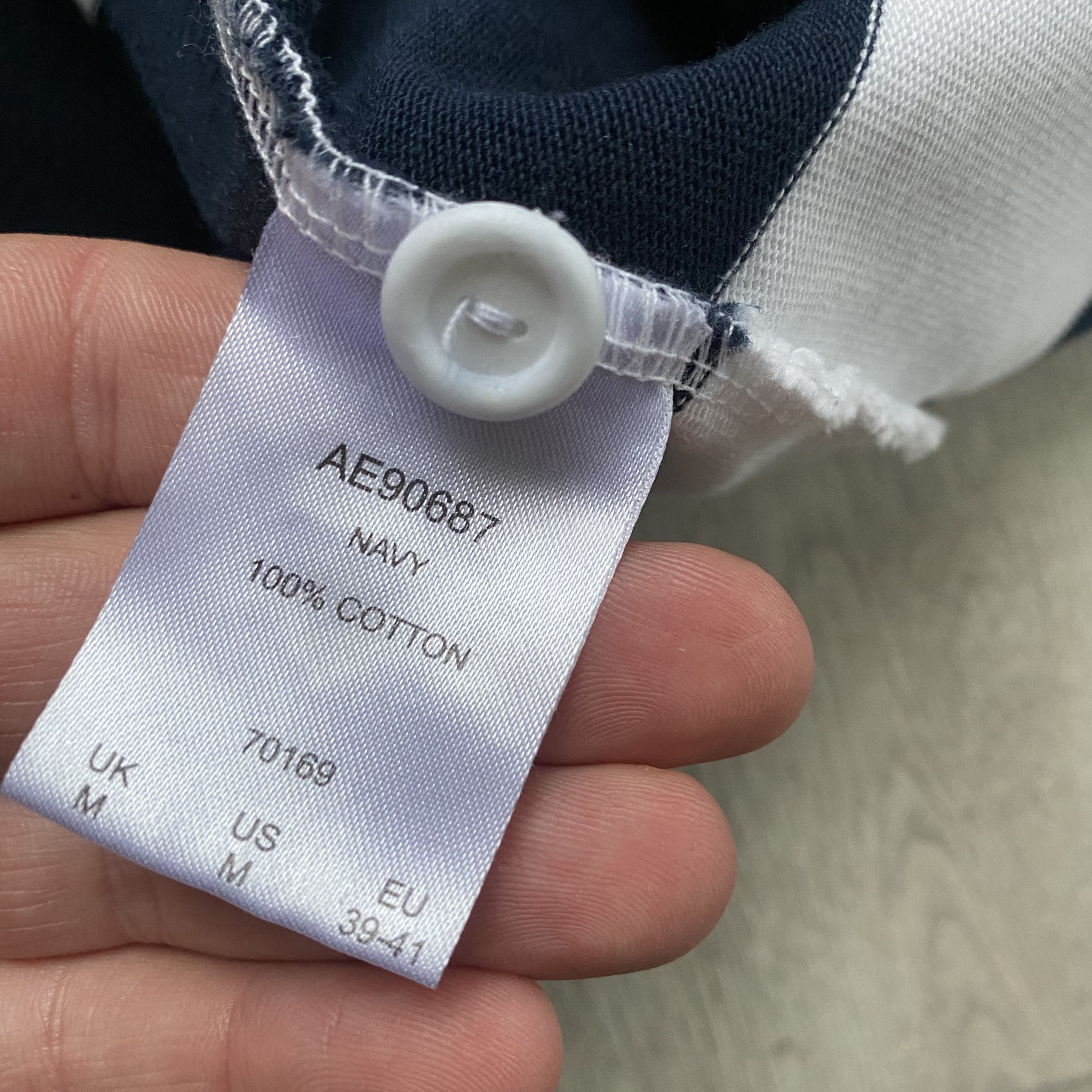 Cotton Traders 🏈 England Rugby jersey Polo Striped shirt Blockore Y2K Size US M / EU 48-50 / 2 - 8 Thumbnail