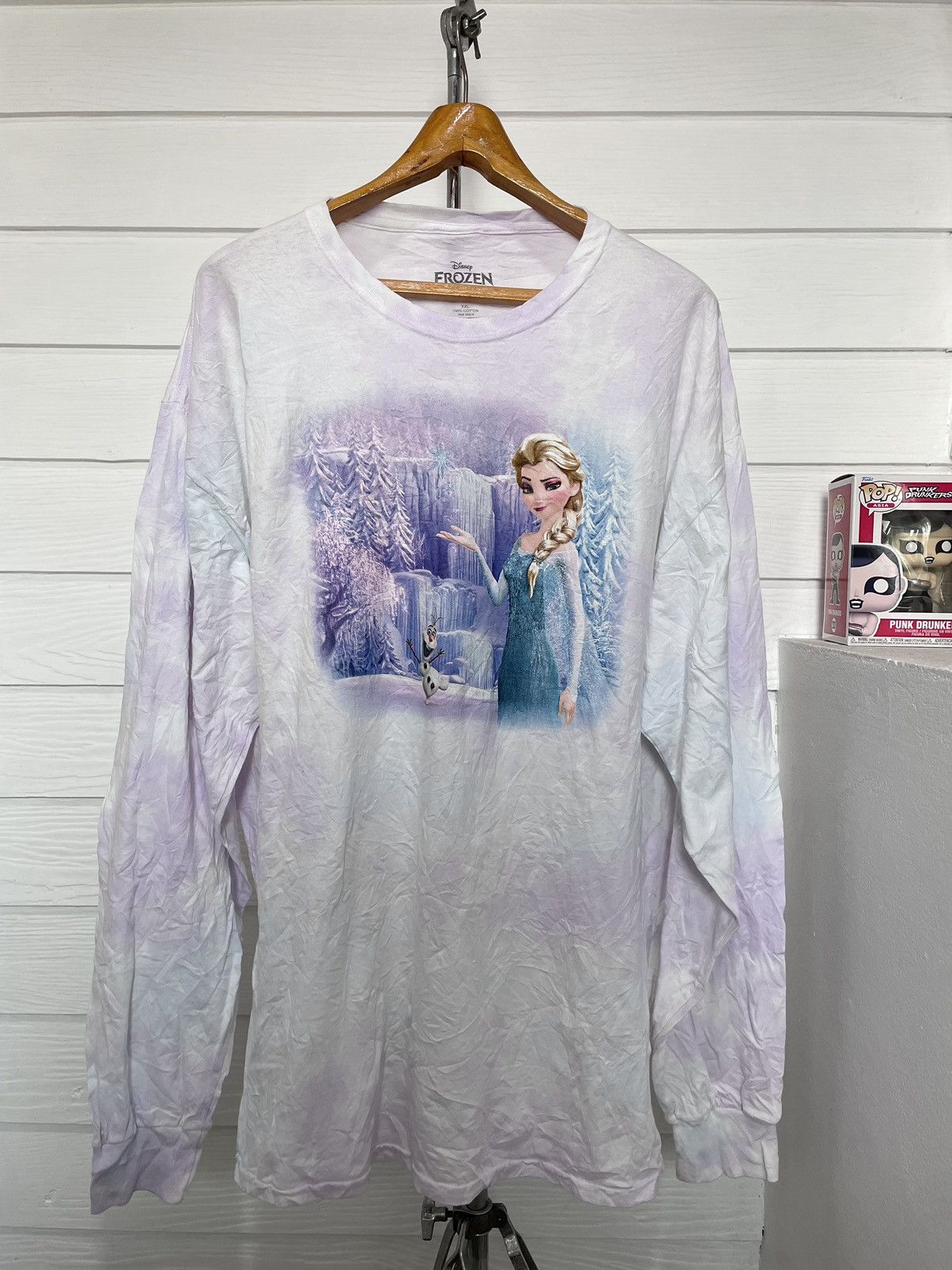Disney DISNEY FROZEN ELSA & OLAF TIE DYE LONG SLEEVE Size US XXL / EU 58 / 5 - 1 Thumbnail