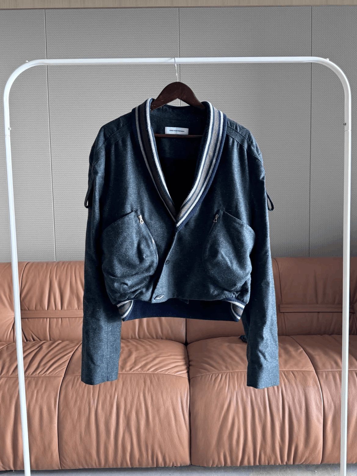 Kiko Kostadinov 0004 Burr snap coat | Grailed
