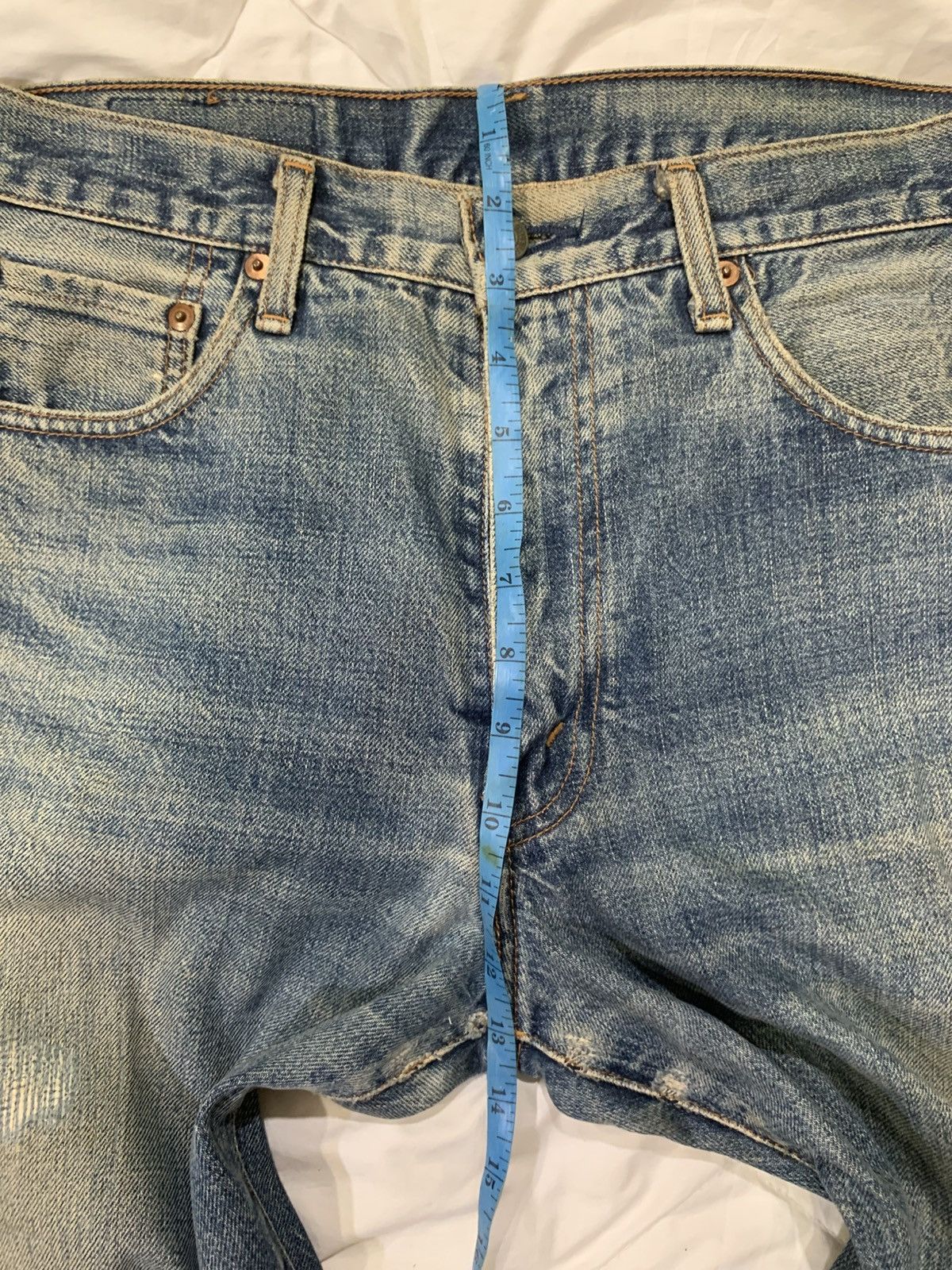 Levi's Vintage Clothing Levis 502 xx Big E Selvedge Japan Size US 31 - 3 Thumbnail