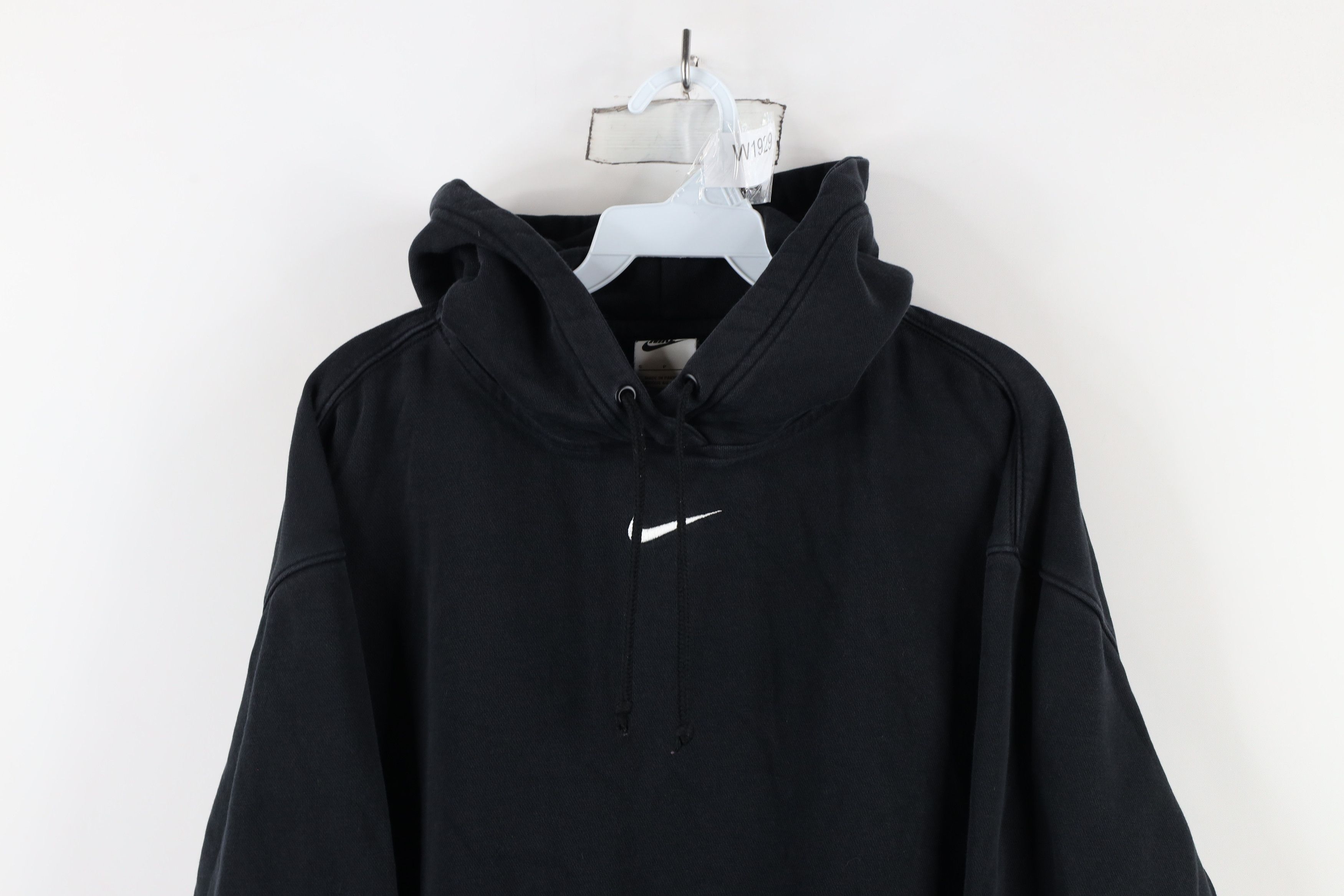 Nike Vintage Nike Scott Center Swoosh Hoodie Sweatshirt Black Size US S / EU 44-46 / 1 - 2 Thumbnail