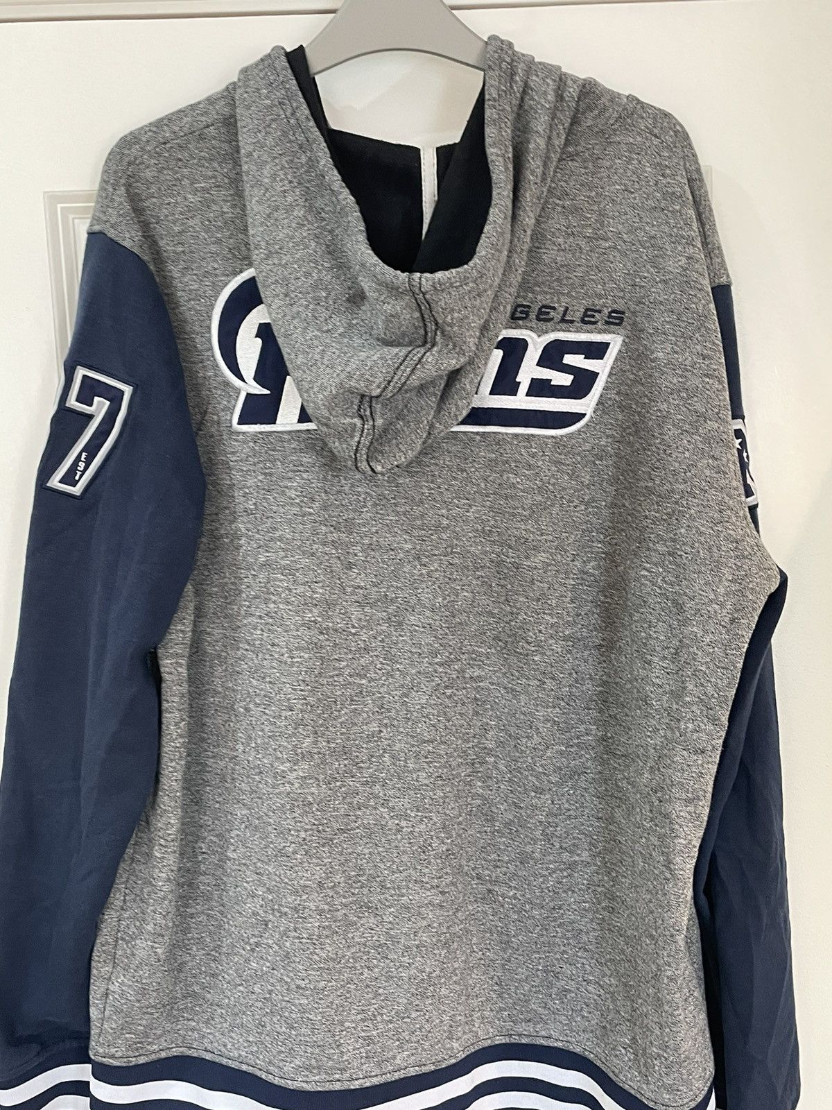 NFL × Vintage Vintage NFL Los Angeles Rams Zip Hoodie Size US XL / EU 56 / 4 - 8 Thumbnail