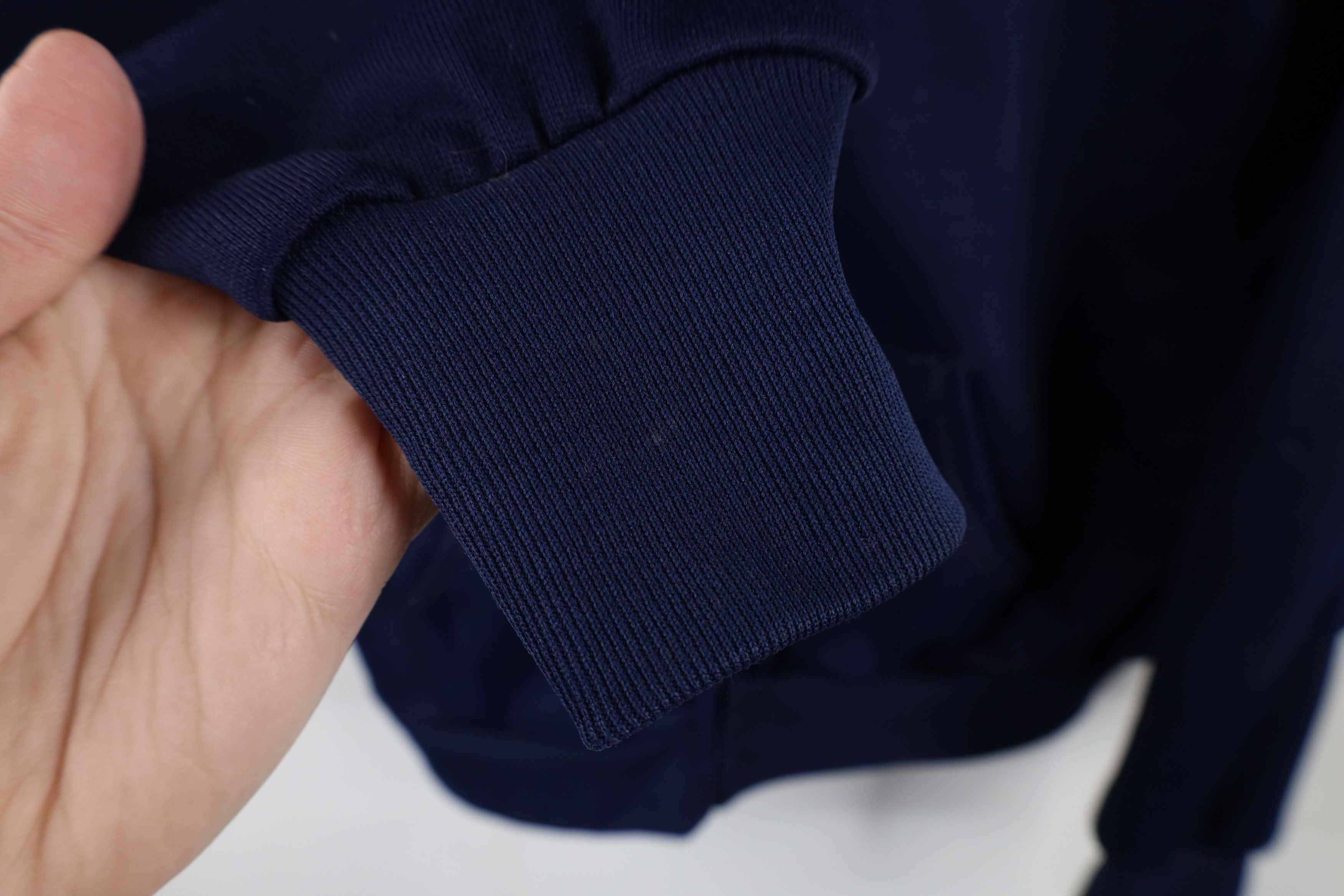 Vintage Vintage 70s Streetwear Full Zip Hoodie Sweatshirt Blue USA Size US XL / EU 56 / 4 - 6 Thumbnail