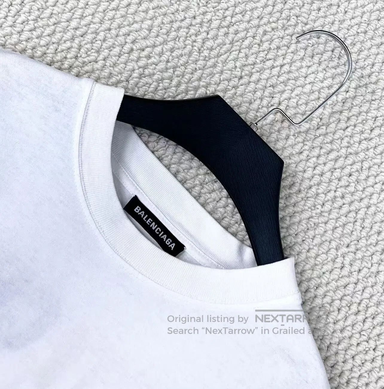 Balenciaga Balenciaga Tech Tee White with Logo Embroidery. Size US XS / EU 42 / 0 - 3 Thumbnail