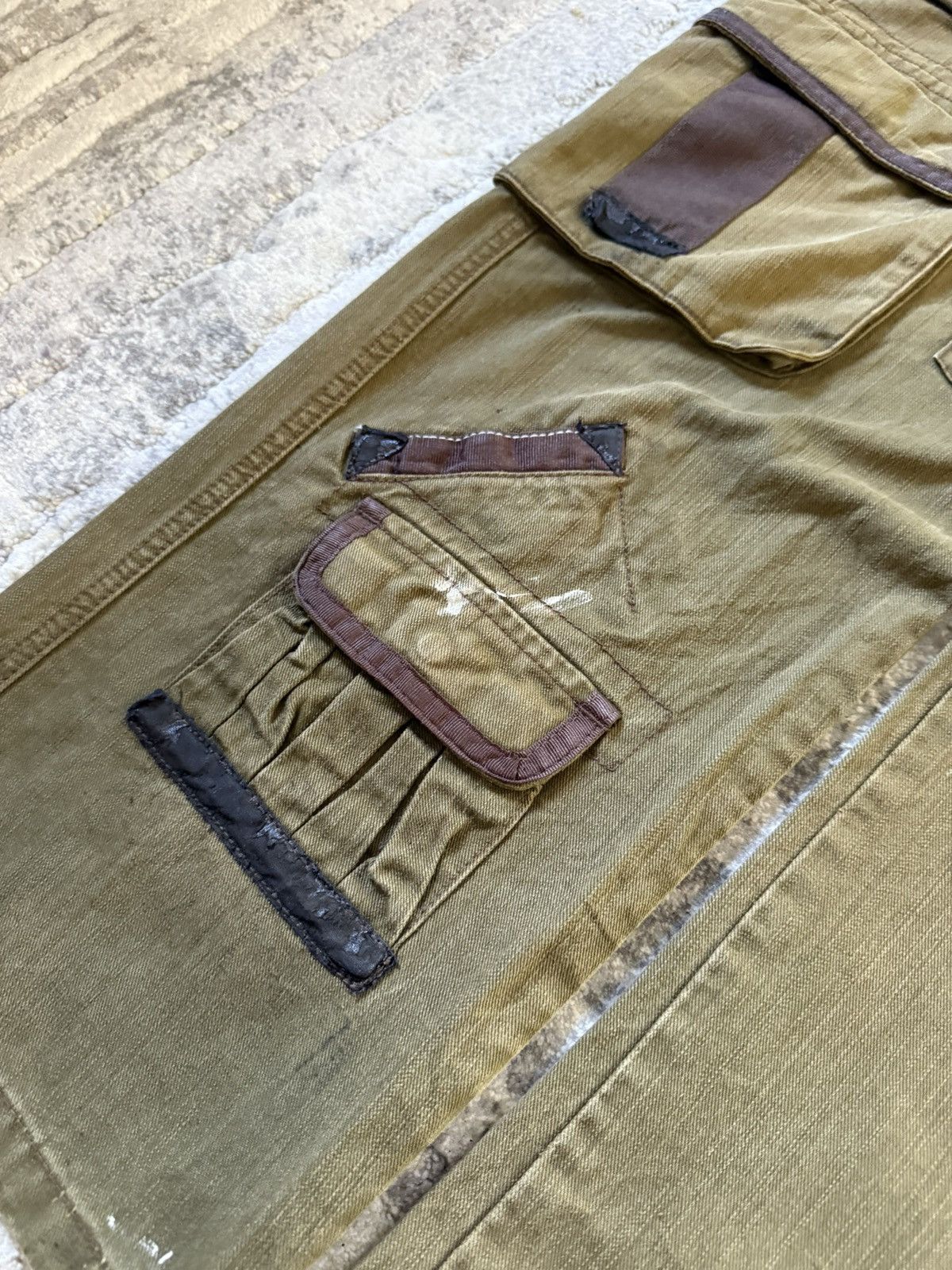Pelle Pelle Pelle pelle Multi Pocket Parachute Baggy Cargo Pants Size US 38 / EU 54 - 6 Thumbnail