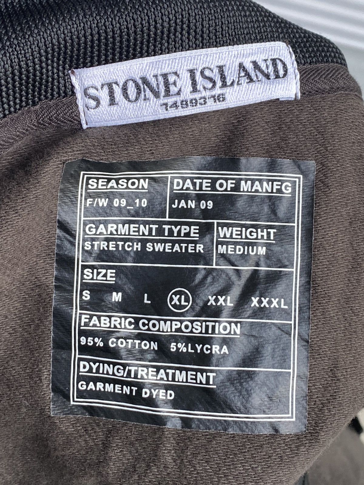 Stone Island Vintage Stone Island Brown Half Zipper / Travis Flacko Scott Size US XL / EU 56 / 4 - 8 Thumbnail