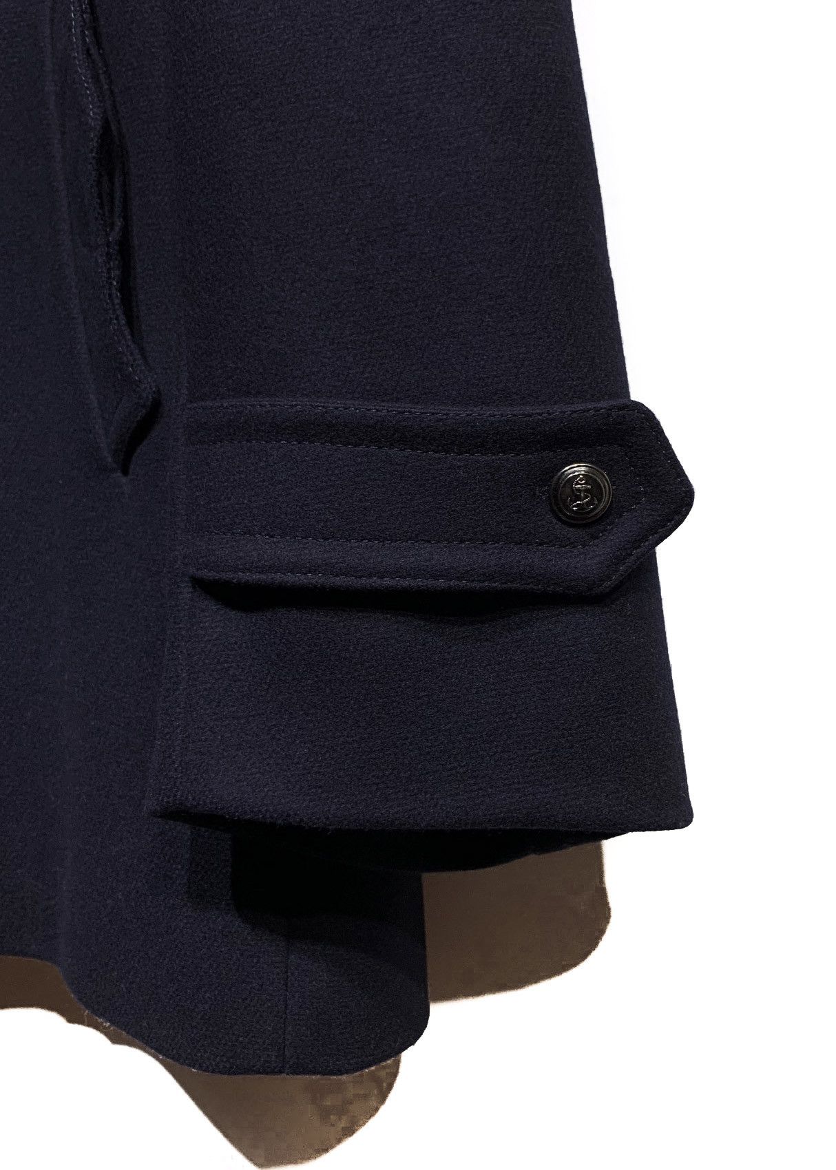 Dolce & Gabbana Dolce & Gabbana Navy Wool Peacoat Jacket Size US XL / EU 56 / 4 - 5 Thumbnail