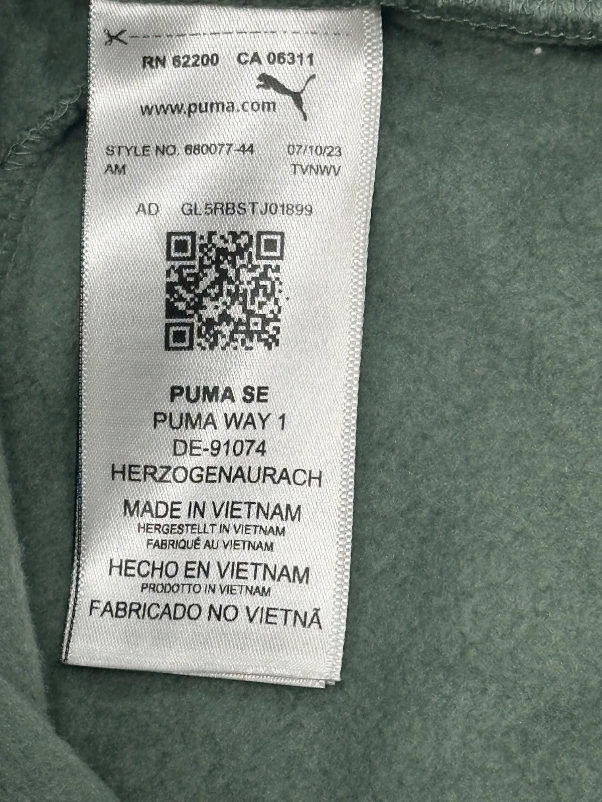 Puma Puma Elastic Waist Drawstring Sweatpants Green Unisex 2XL Size US 40 / EU 56 - 4 Thumbnail