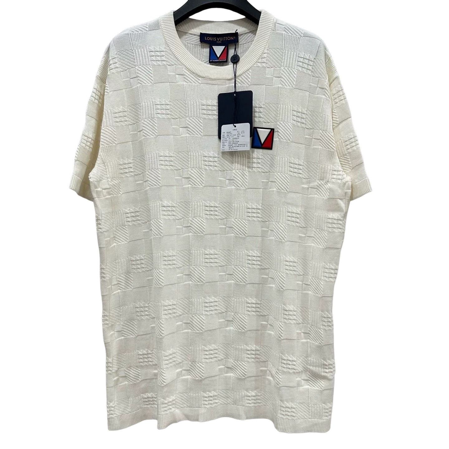 Louis Vuitton Louis Vuitton America's Cup Damier Knit T-Shirt L Size US L / EU 52-54 / 3 - 1 Thumbnail