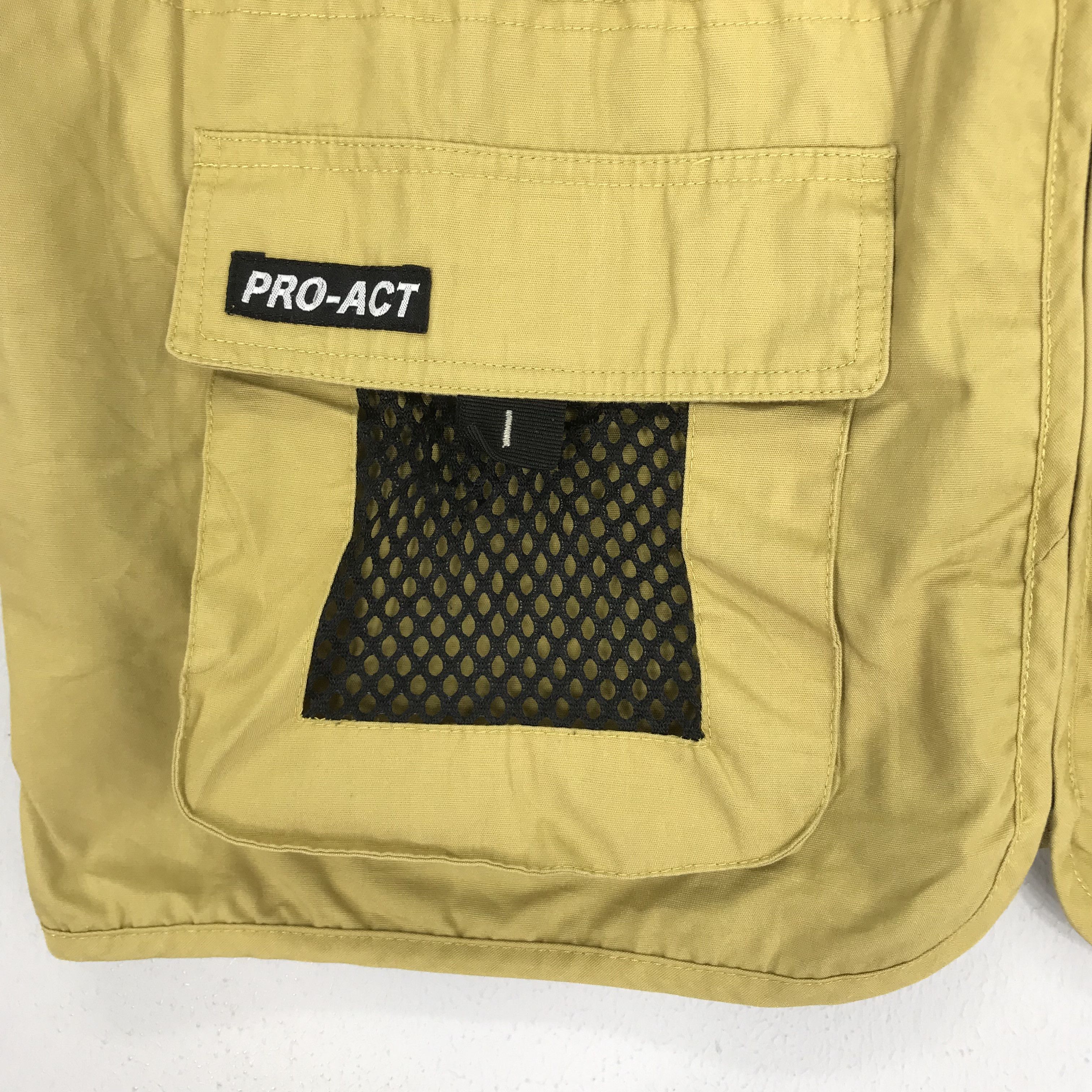 Japanese Brand Vintage 90's Pro Act Japan Cargo Vest Utility Mest Jacket Size US M / EU 48-50 / 2 - 6 Thumbnail