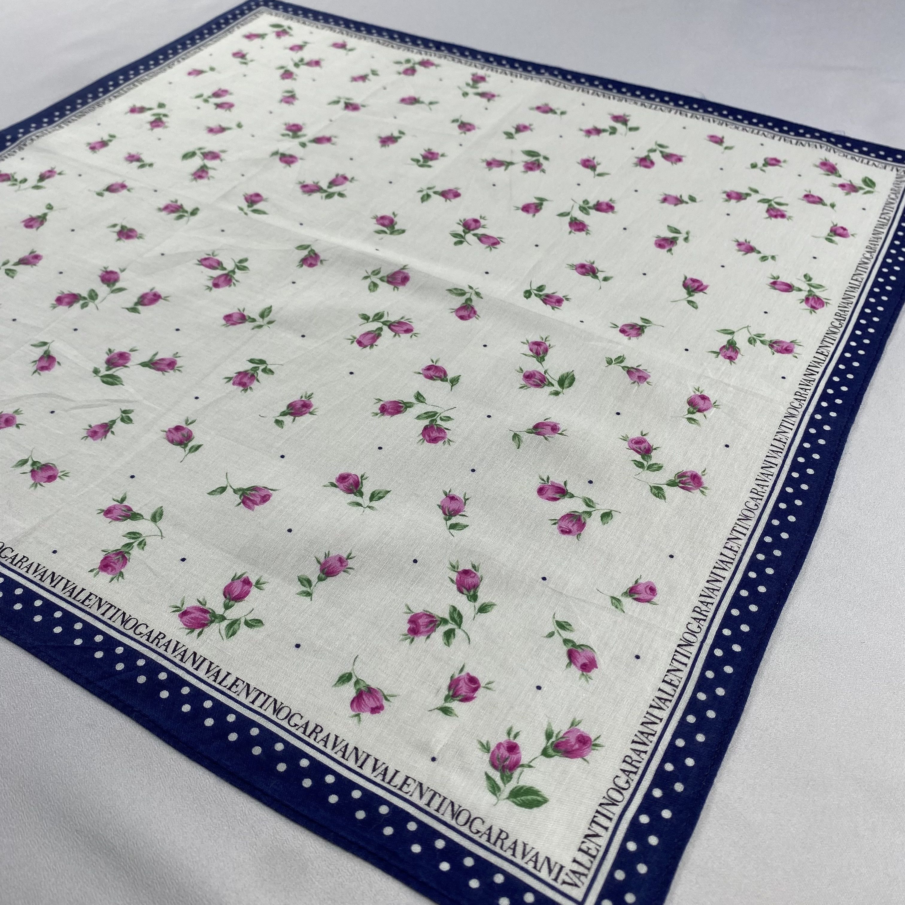 Valentino × Vintage Valentino Garavani Bandana/ Handkerchief / Neckerchief-P1101 Size ONE SIZE - 2 Thumbnail