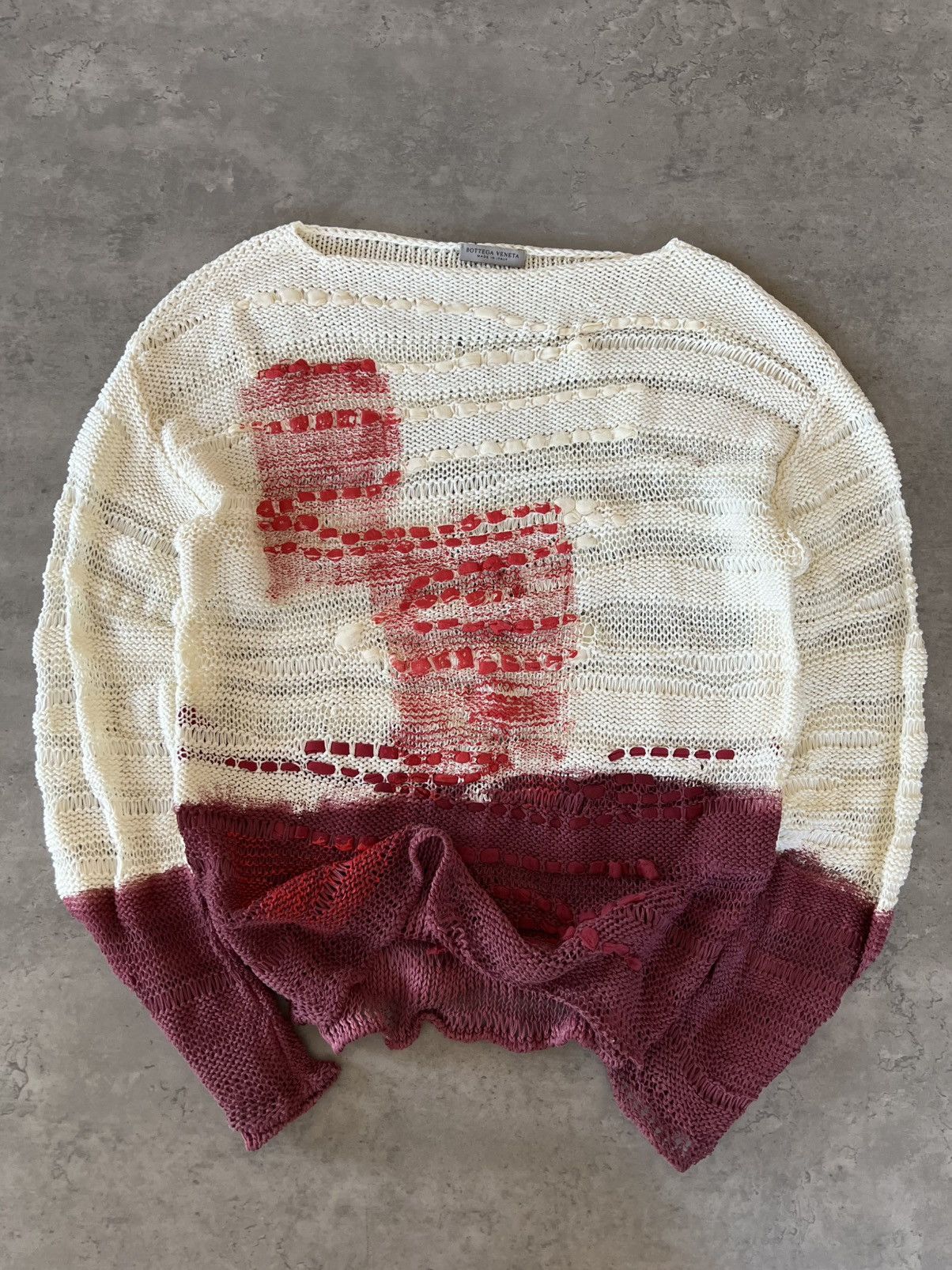 Bottega Veneta Bottega Veneta Silk Dip Dyed Knit Sweater Avant Garde 42 Size M / US 6-8 / IT 42-44 - 2 Thumbnail