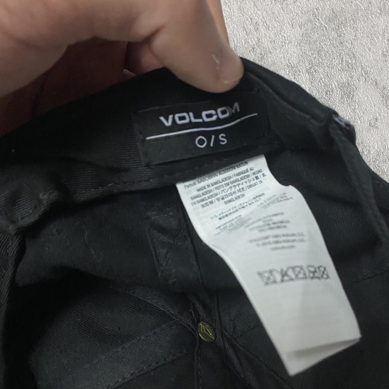 Volcom Volcom black snapback hat #skater Size ONE SIZE - 4 Thumbnail