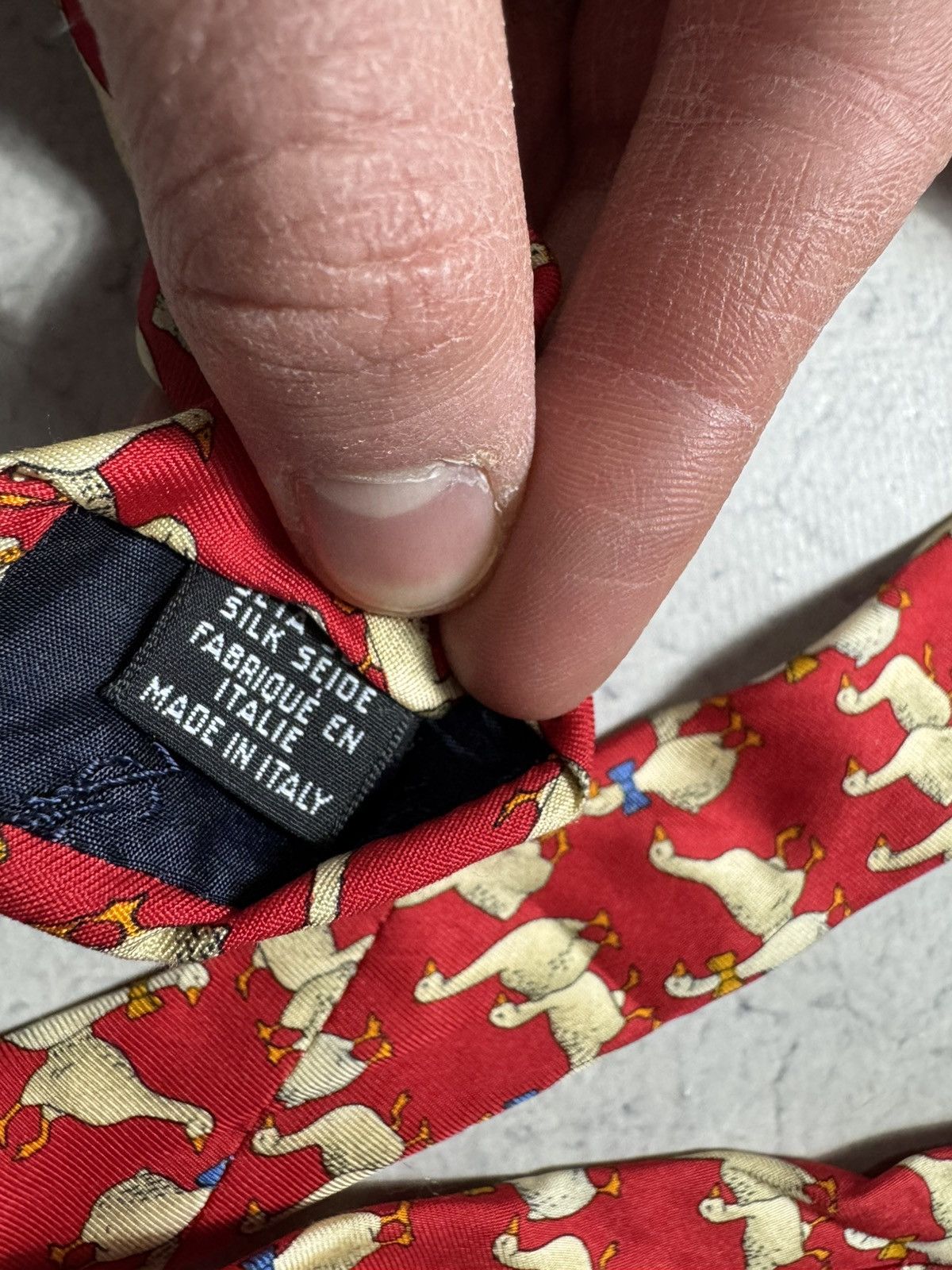 Yves Saint Laurent Yves Saint Laurent YSL Logo Luxury Silk Tie Vintage Size ONE SIZE - 3 Thumbnail