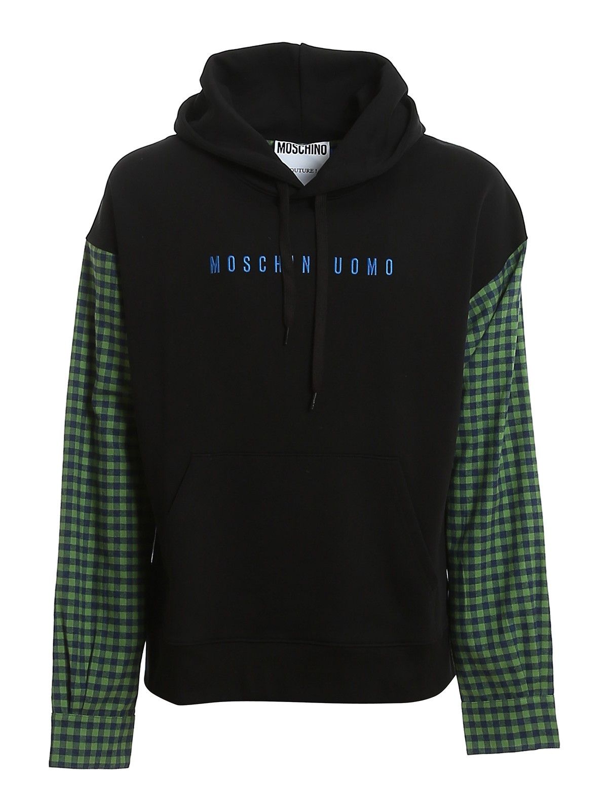 o1y0225 Logo Checked Hoodie in Multicolor