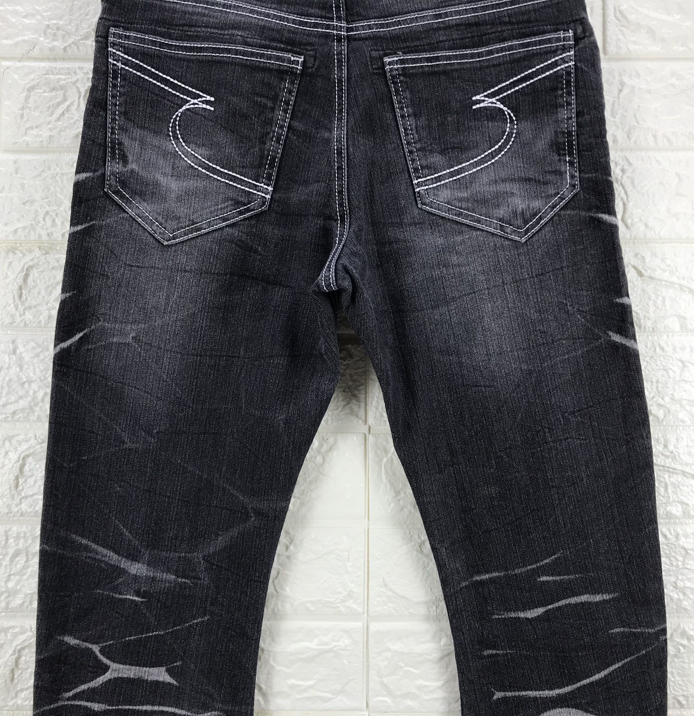 semanticdesign Semantic Design J Leg Bleach Black Jeans Size US 30 / EU 46 - 7 Thumbnail