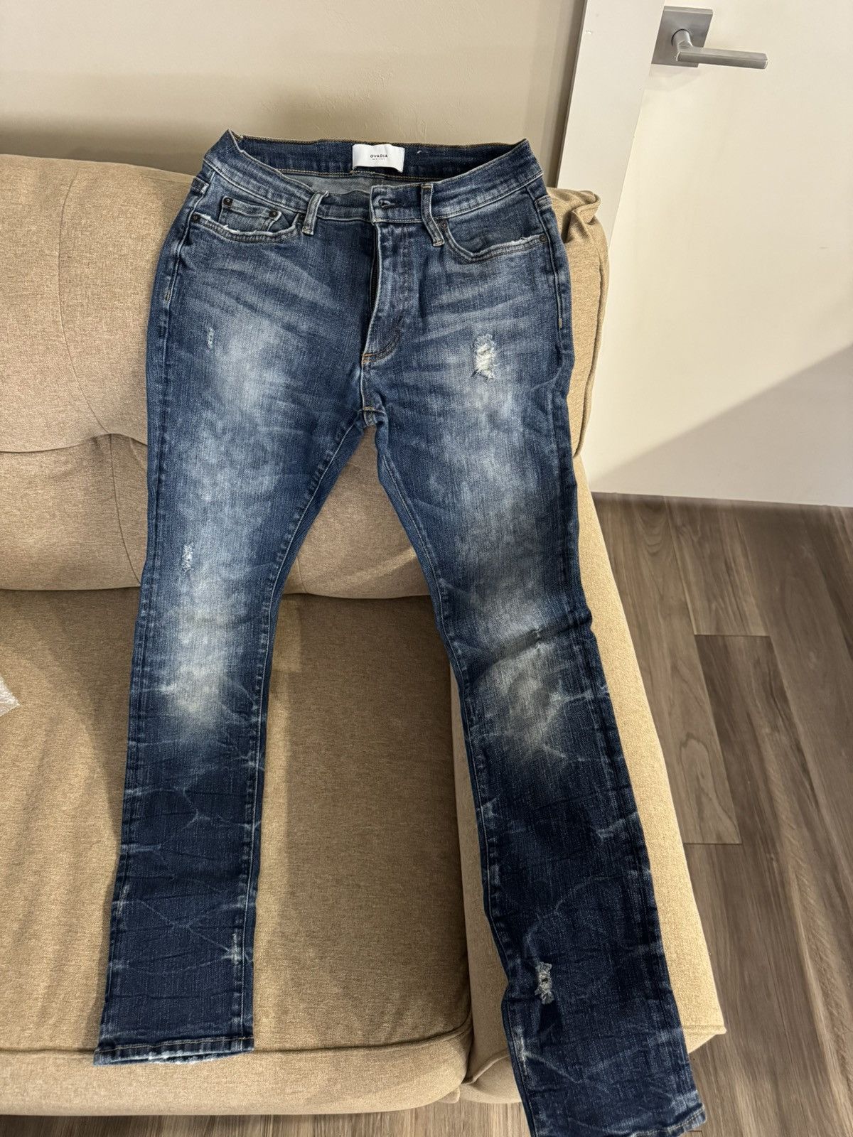 Ovadia & Sons Ovadia & Sons Denim jeans distressed/skinny size 29 Size US 29 - 1 Thumbnail