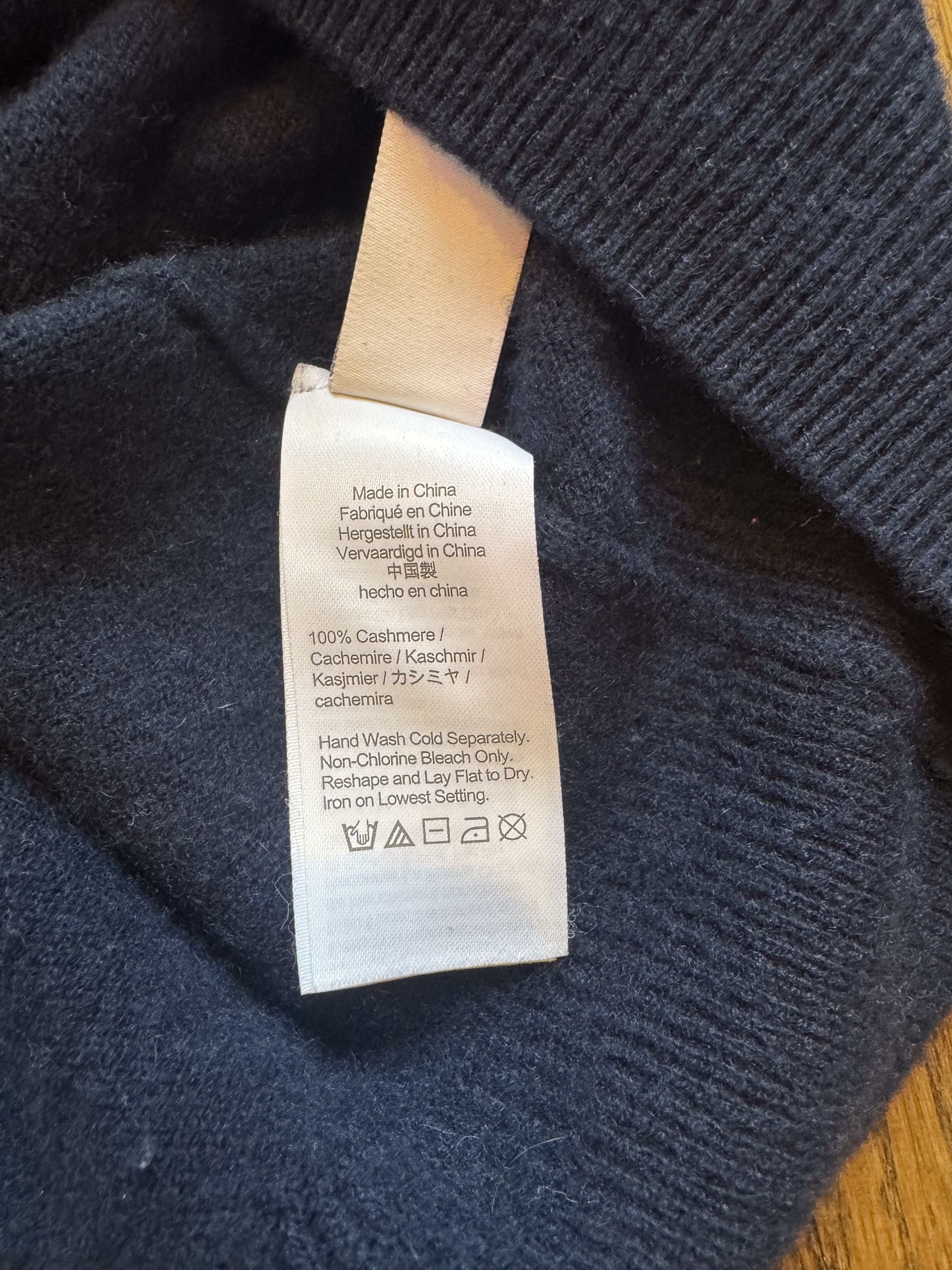 J.Crew J.Crew Men's Cashmere Sweater Navy Blue Size Large Size US L / EU 52-54 / 3 - 10 Thumbnail