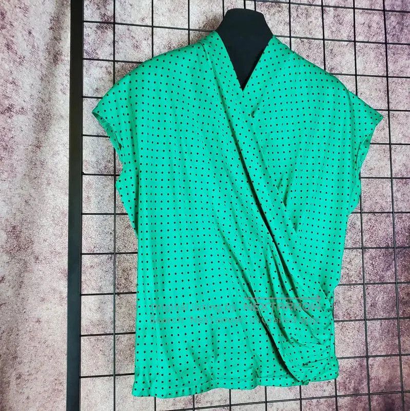 Dior Dior Summer Green Polka Dot Short Sleeve T. Size M / US 6-8 / IT 42-44 - 5 Thumbnail