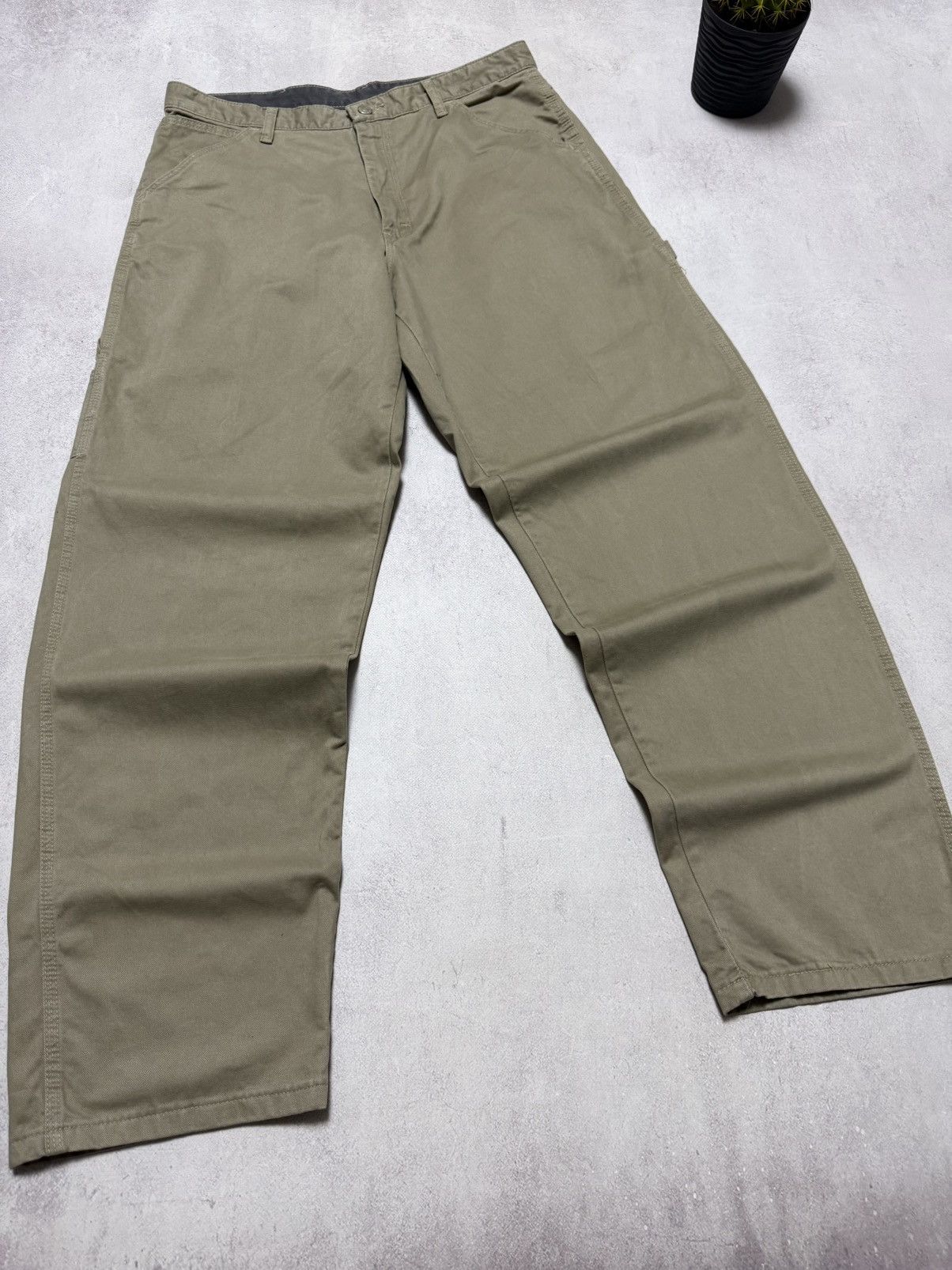 Vintage × Wrangler Vintage Wrangler Pants Carpenter Baggy Straight Y2K 90s Size US 34 / EU 50 - 7 Thumbnail