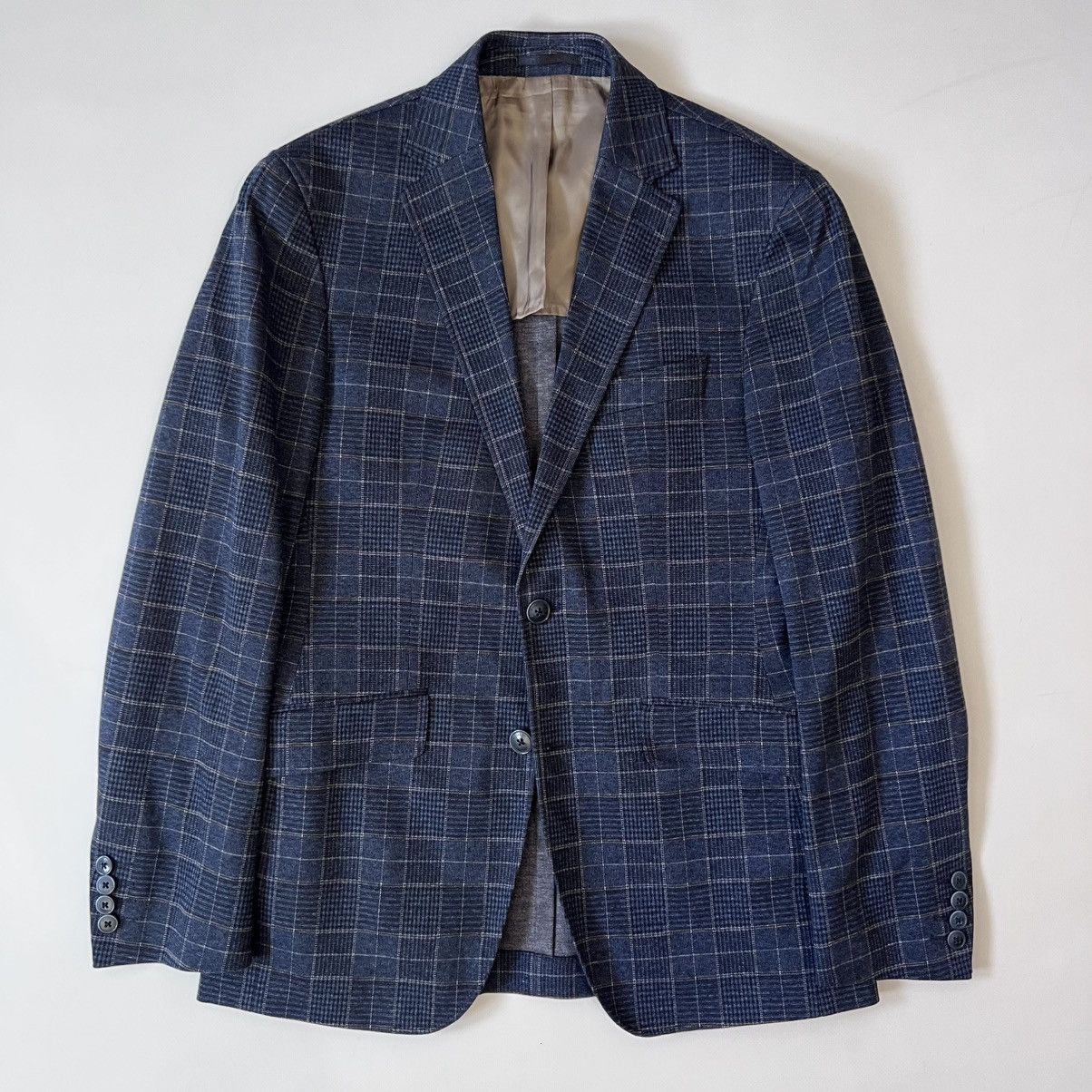 Hackett London checked blazer jacket