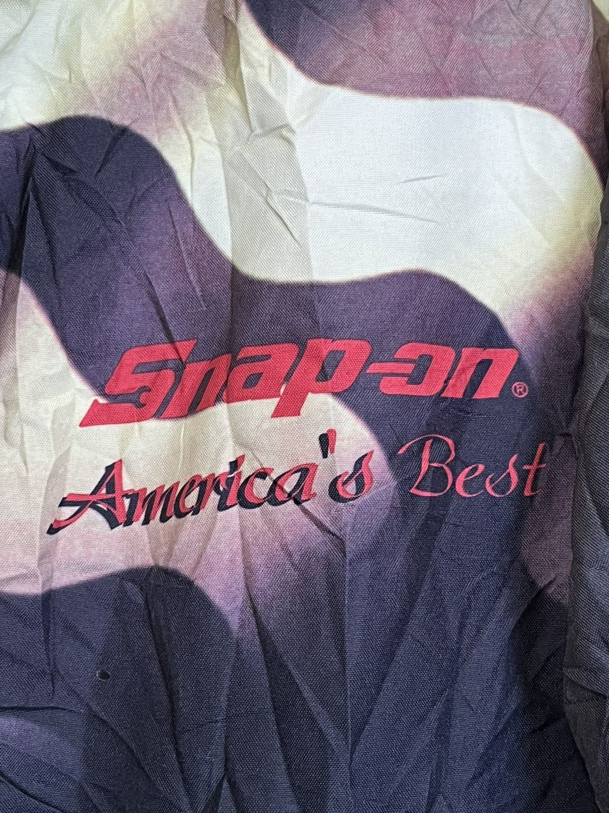Gear for Sports RARE🔥VINTAGE SNAP ON TOOL EAGLE AMERICAN FLAG JACKET Size US XL / EU 56 / 4 - 9 Thumbnail