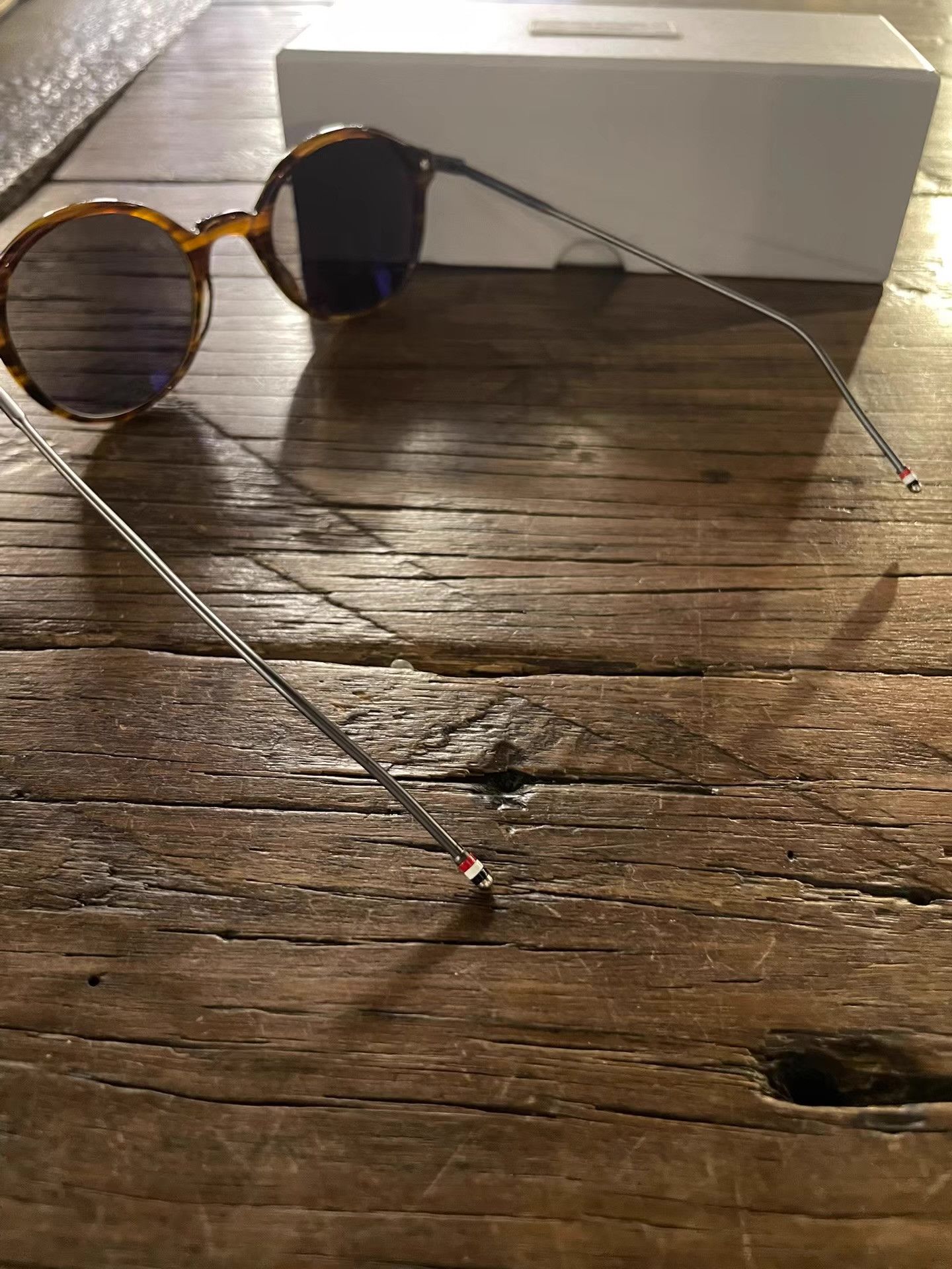 Thom Browne Thom Browne Amber black-grey lens sunglasses。Ｑ25 Size ONE SIZE - 5 Thumbnail