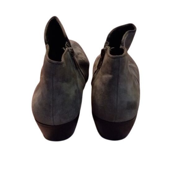 Sam Edelman Sam Edelman Size 8 Gray Suede Chelsea Ankle Boots Booties Si Size US 8 / IT 38 - 5 Thumbnail