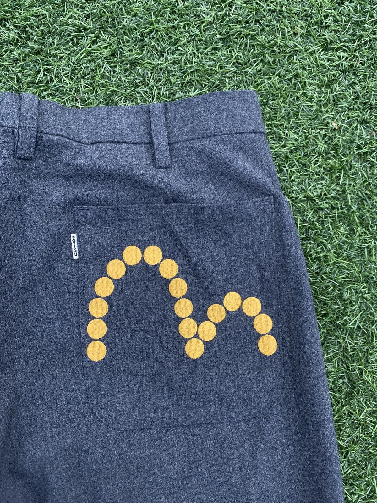 Evisu EVISU WORK TROUSERS PANTS WITH EMBROIDERY YELLOW SEA GULLS Size US 32 / EU 48 - 4 Thumbnail