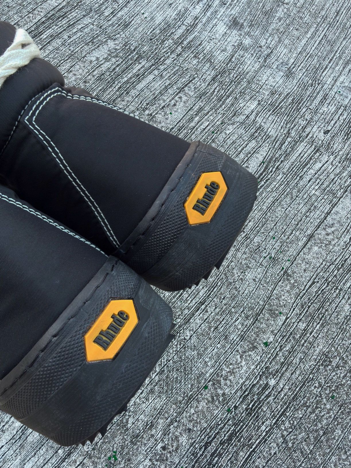 Rhude Rhude V1 High Sneaker in Black Size US 10 / EU 43 - 6 Thumbnail