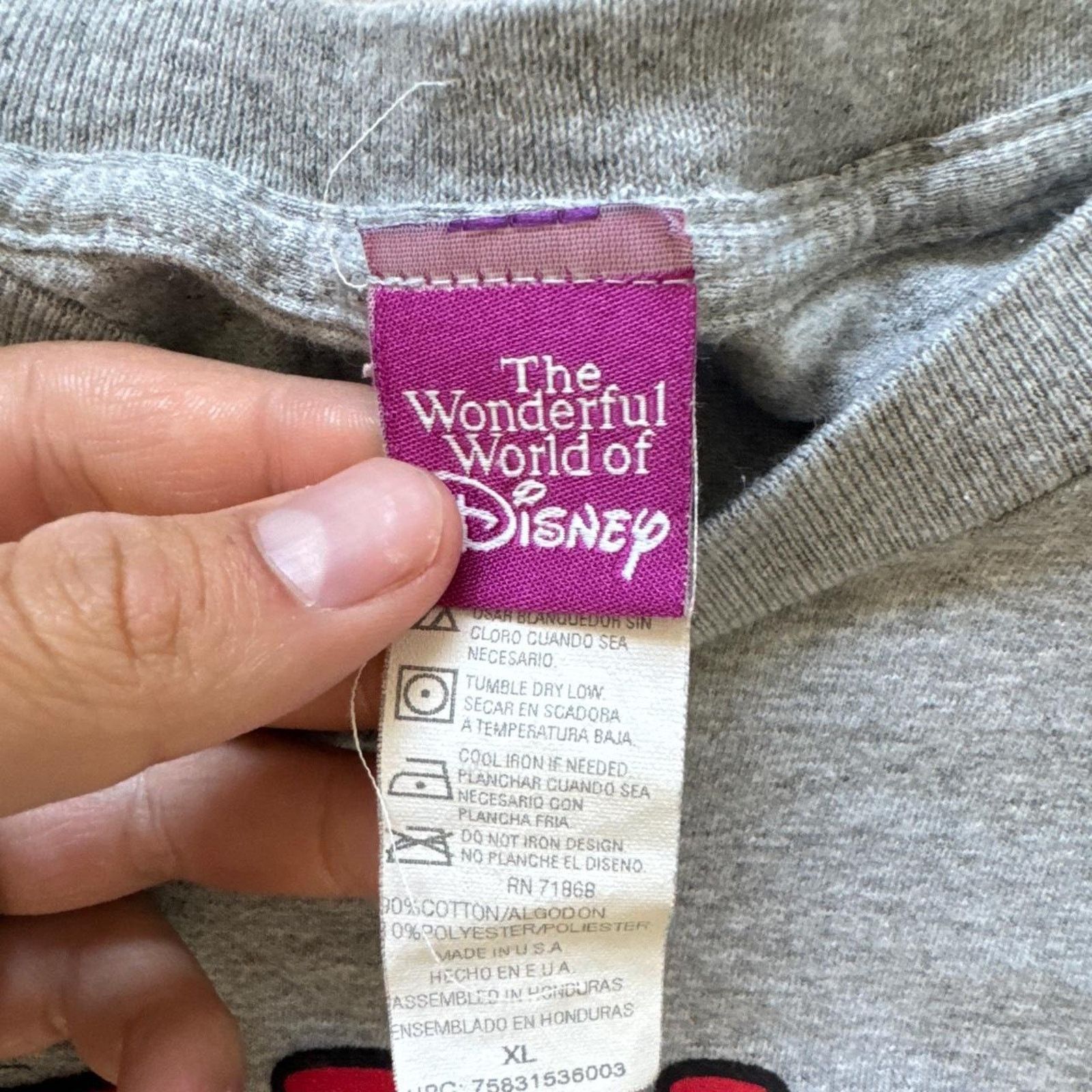 Disney Vintage 90s disney grumpy t shirt Size US XL / EU 56 / 4 - 4 Thumbnail