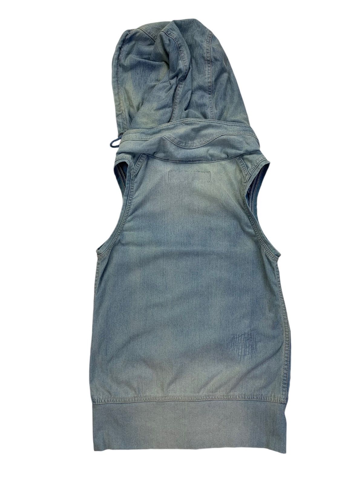GOA Y2K 2000’s GOA Bono Hooded Vest Denim Size US S / EU 44-46 / 1 - 4 Thumbnail