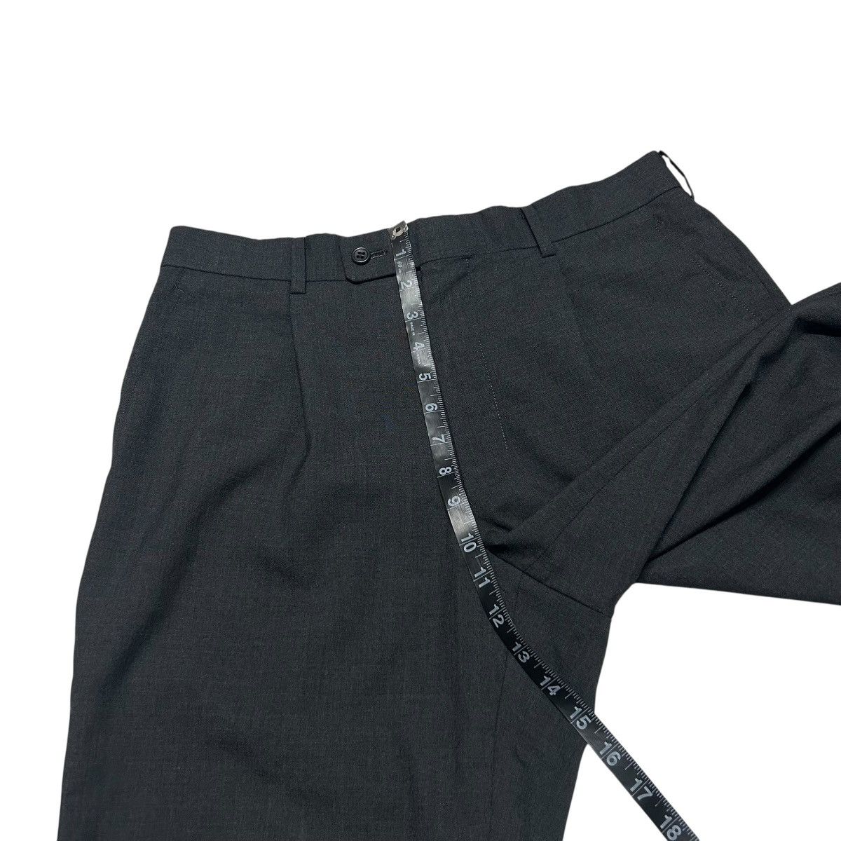 Issey Miyake 522 80s ISSEY MIYAKE vintage suit set up archive gray wool Size 42R - 20 Thumbnail
